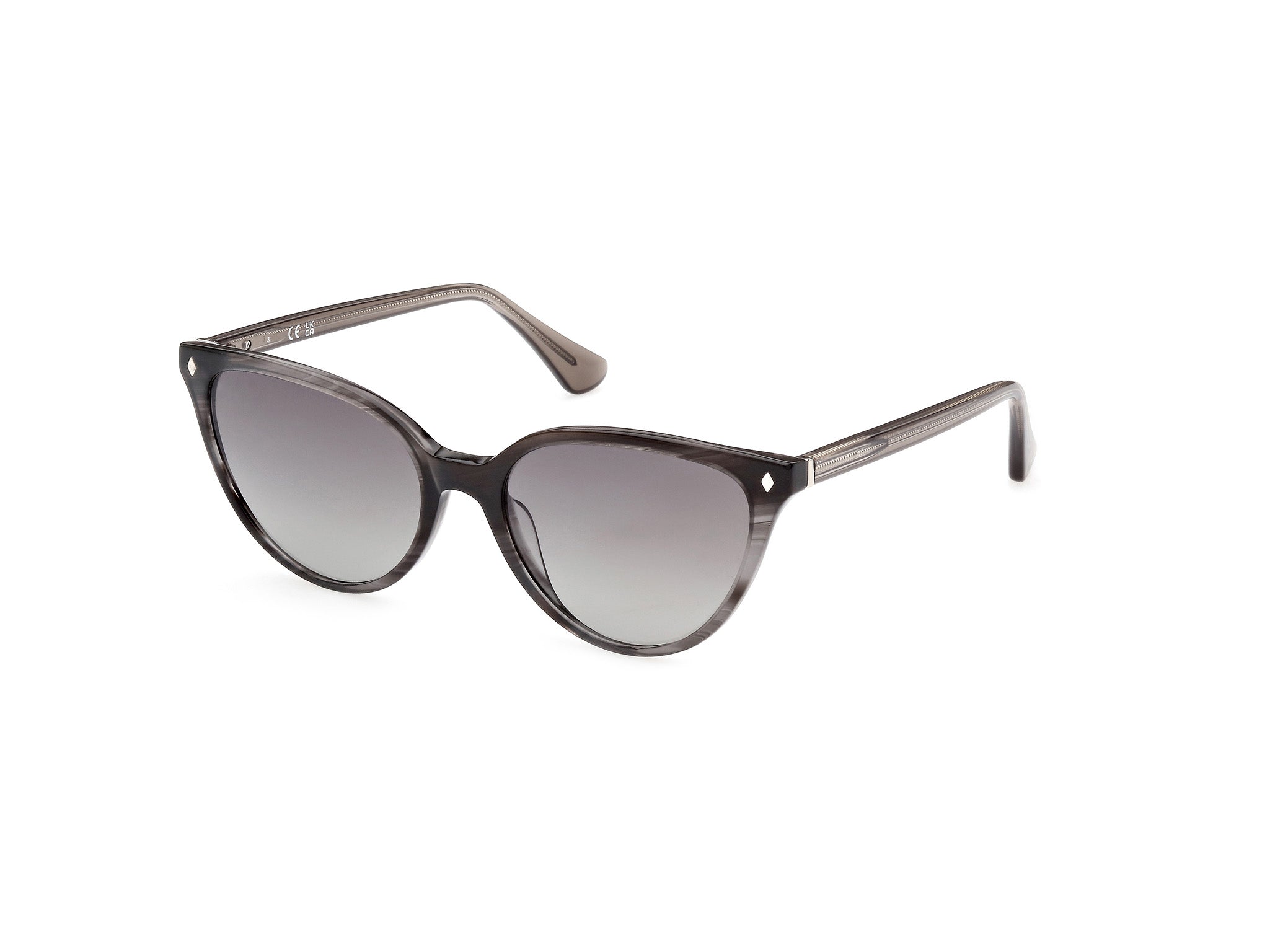 0889214339096 - Damen WE0329 05B Gläser SONNENBRILLEN Acetat Grau Rauch Cat Eye Normal Schattiert