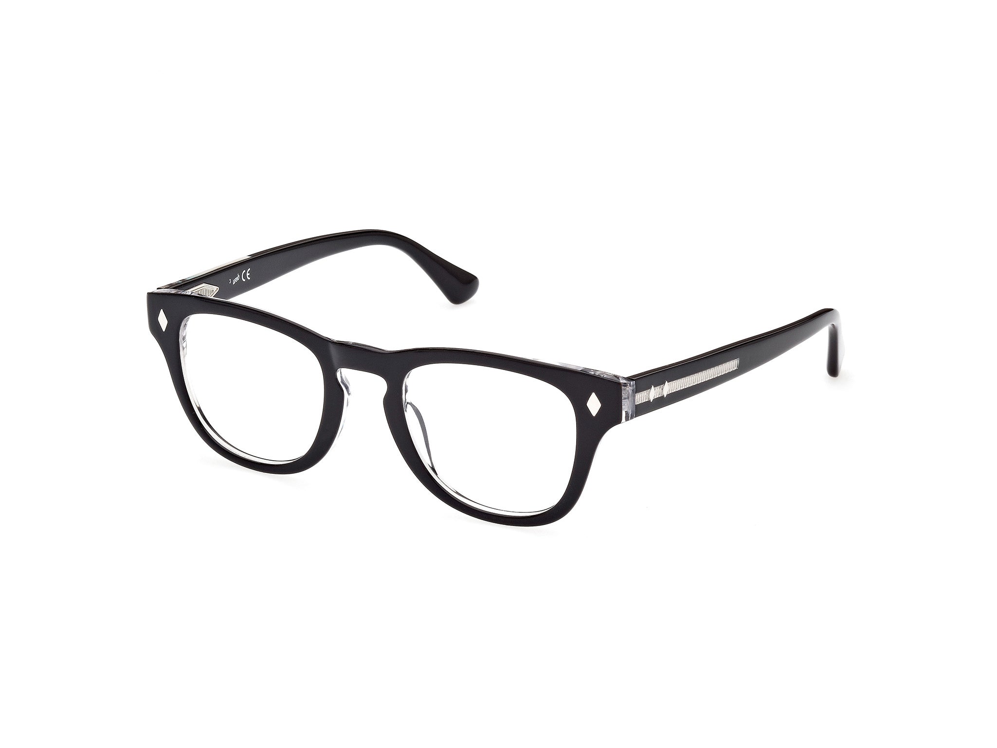 0889214339133 - Unisex WE5384 005 Rahmen von BRILLEN Acetat Schwarz  Kreisel Normal