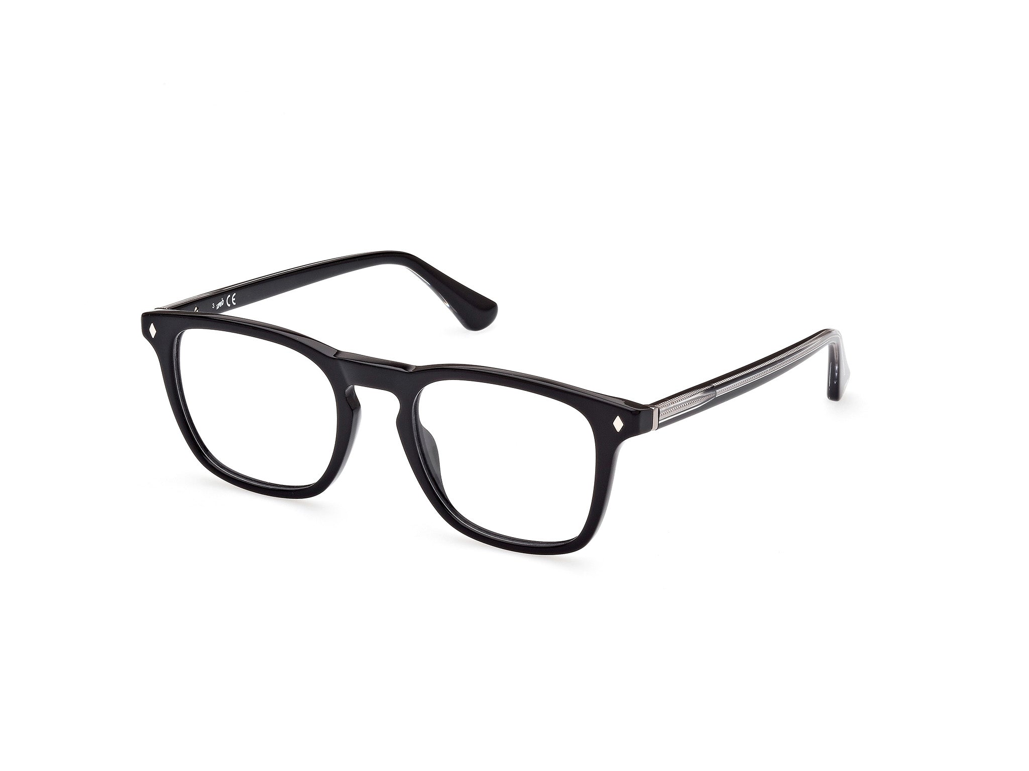 0889214339218 - Herren WE5386 5 Rahmen von BRILLEN Acetat Schwarz  Quadratisch Normal