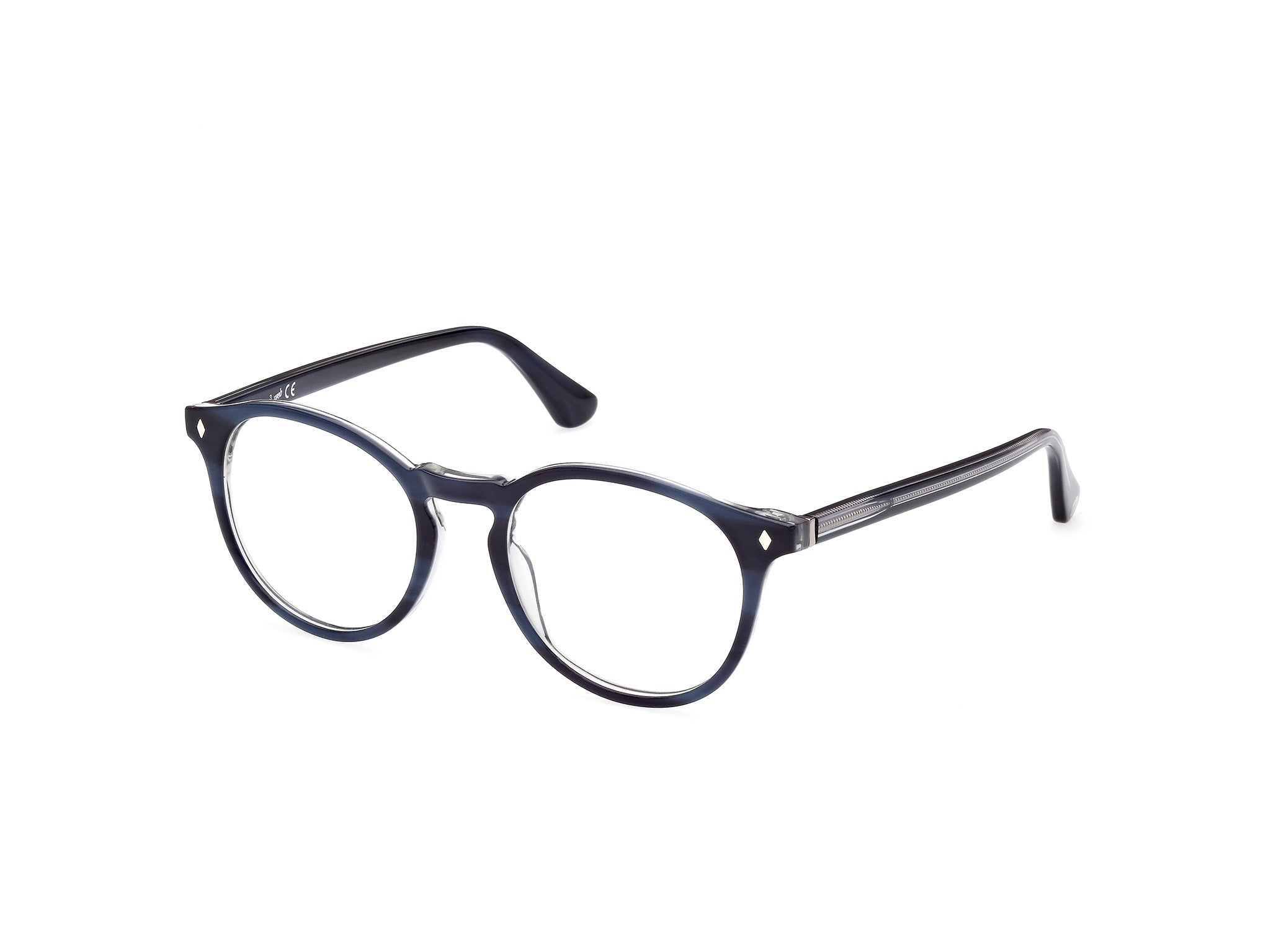 0889214339287 - Unisex WE5387 092 Rahmen von BRILLEN Acetat Blau  Kreisel Normal