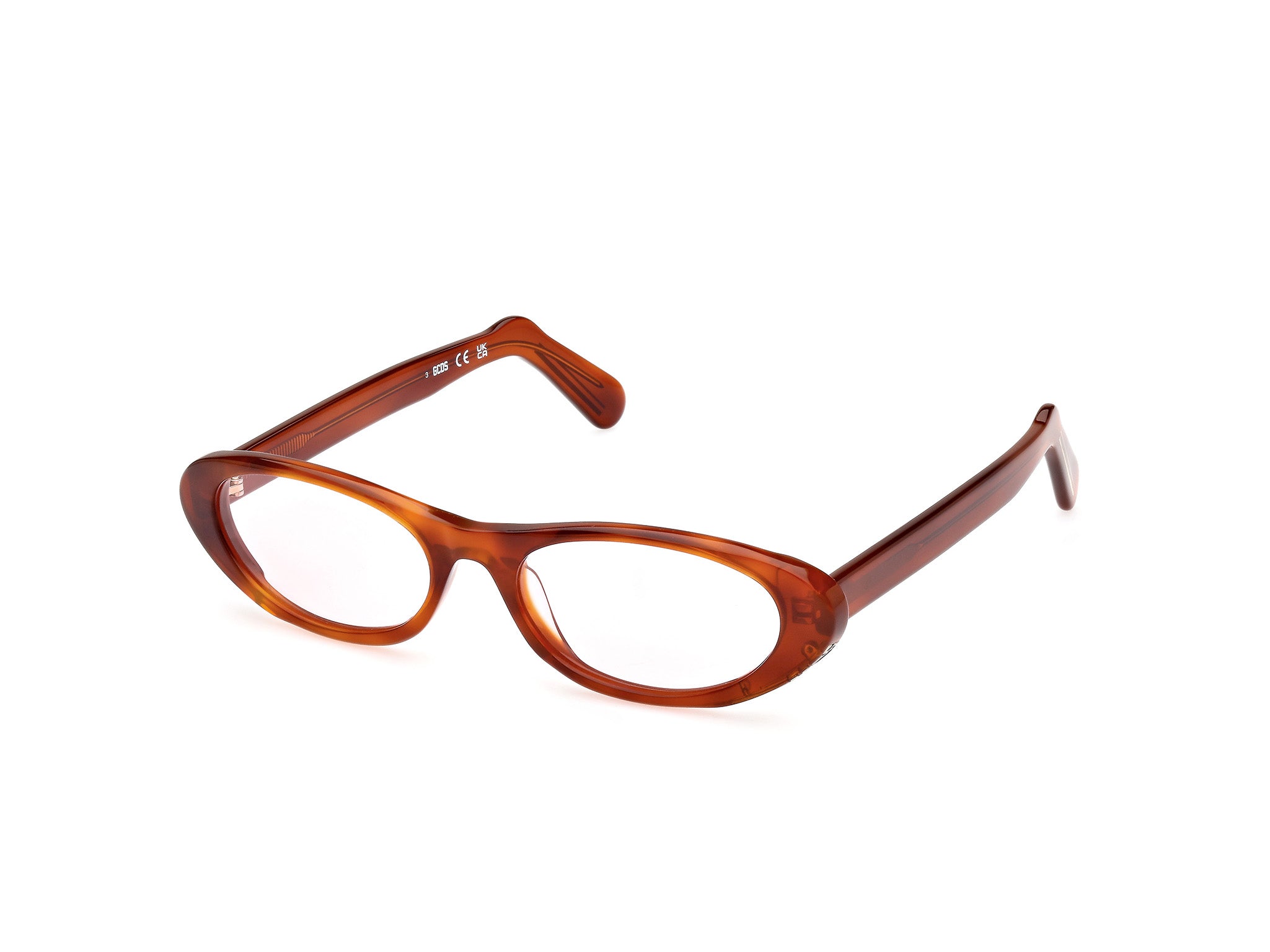 0889214366276 - Unisex GD0021 53s Gläser SONNENBRILLEN Acetat Havanna Bordeaux Cat Eye Normal