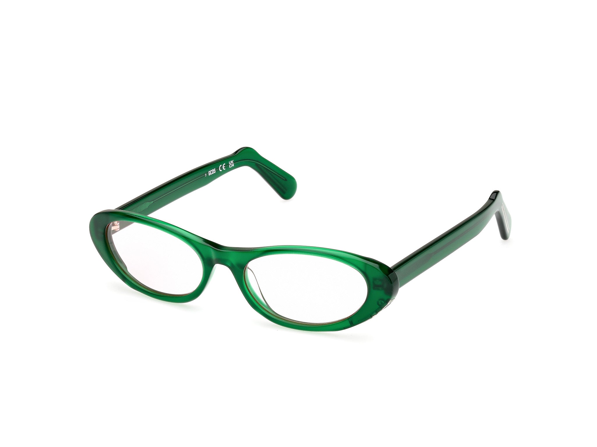 0889214366290 - Unisex GD0021 96s Gläser SONNENBRILLEN Acetat Dunkelgrün Bordeaux Cat Eye Normal