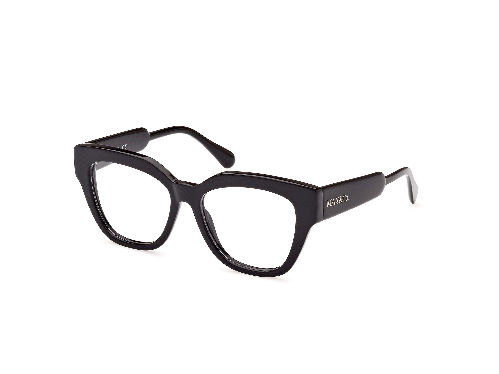 0889214375582 - Damen MO5074 001 Rahmen von BRILLEN Acetat Schwarz  Quadratisch Normal