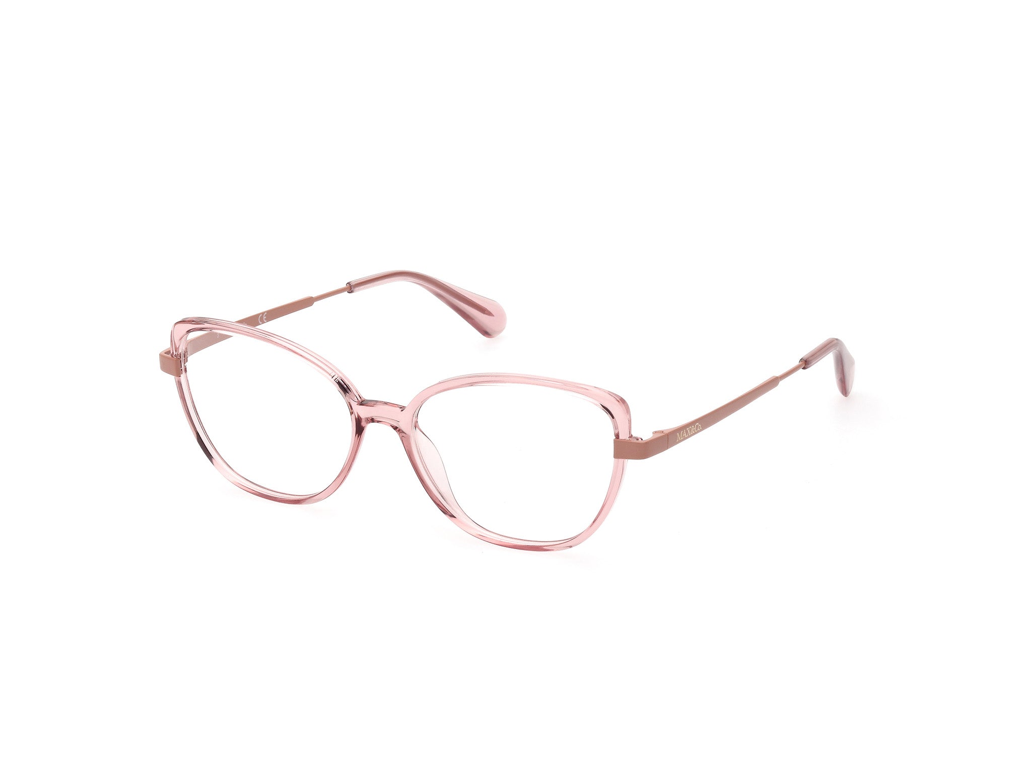 0889214375810 - Damen MO5079 072 Rahmen von BRILLEN Injiziert Rosa  Cat Eye Normal