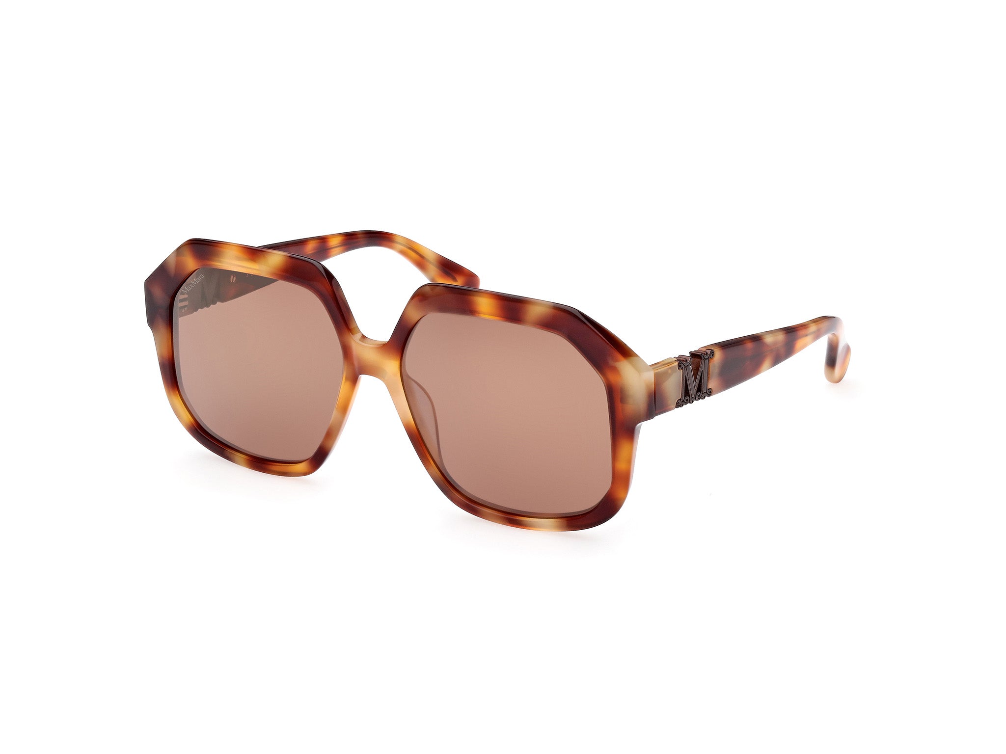 0889214378668 - Damen MM0056 EMME12 53E Gläser SONNENBRILLEN Acetat Havanna Braun Quadratisch Normal