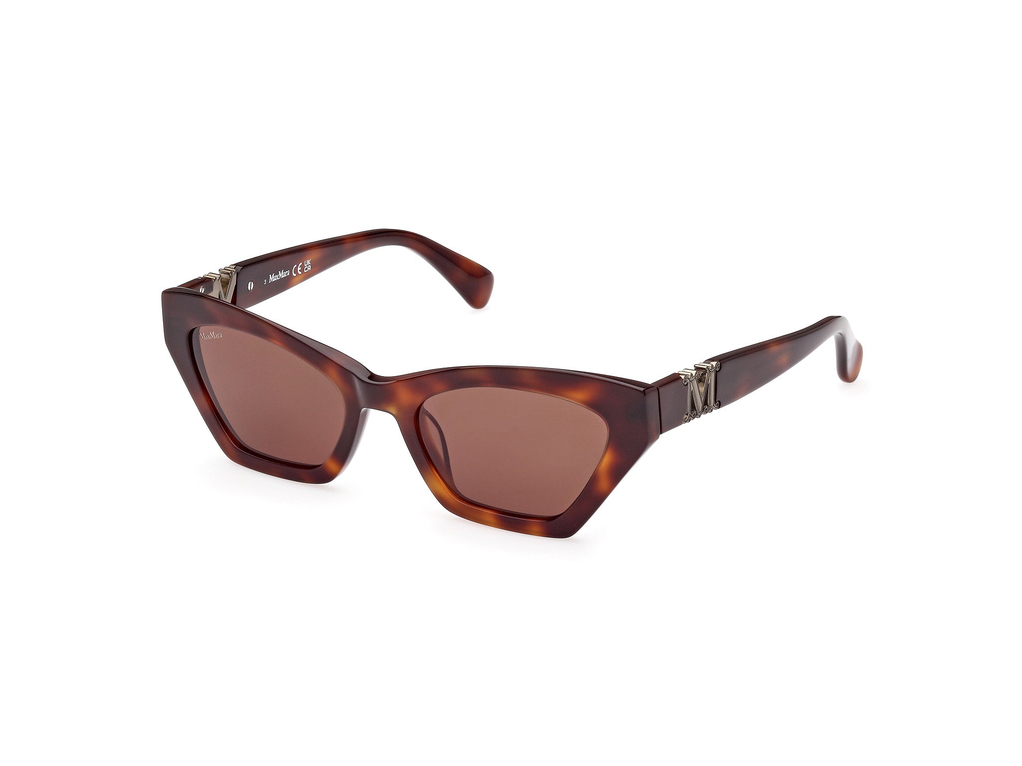 0889214378699 - Damen MM0057 EMME13 52E Gläser SONNENBRILLEN Acetat Havanna Braun Cat Eye Normal