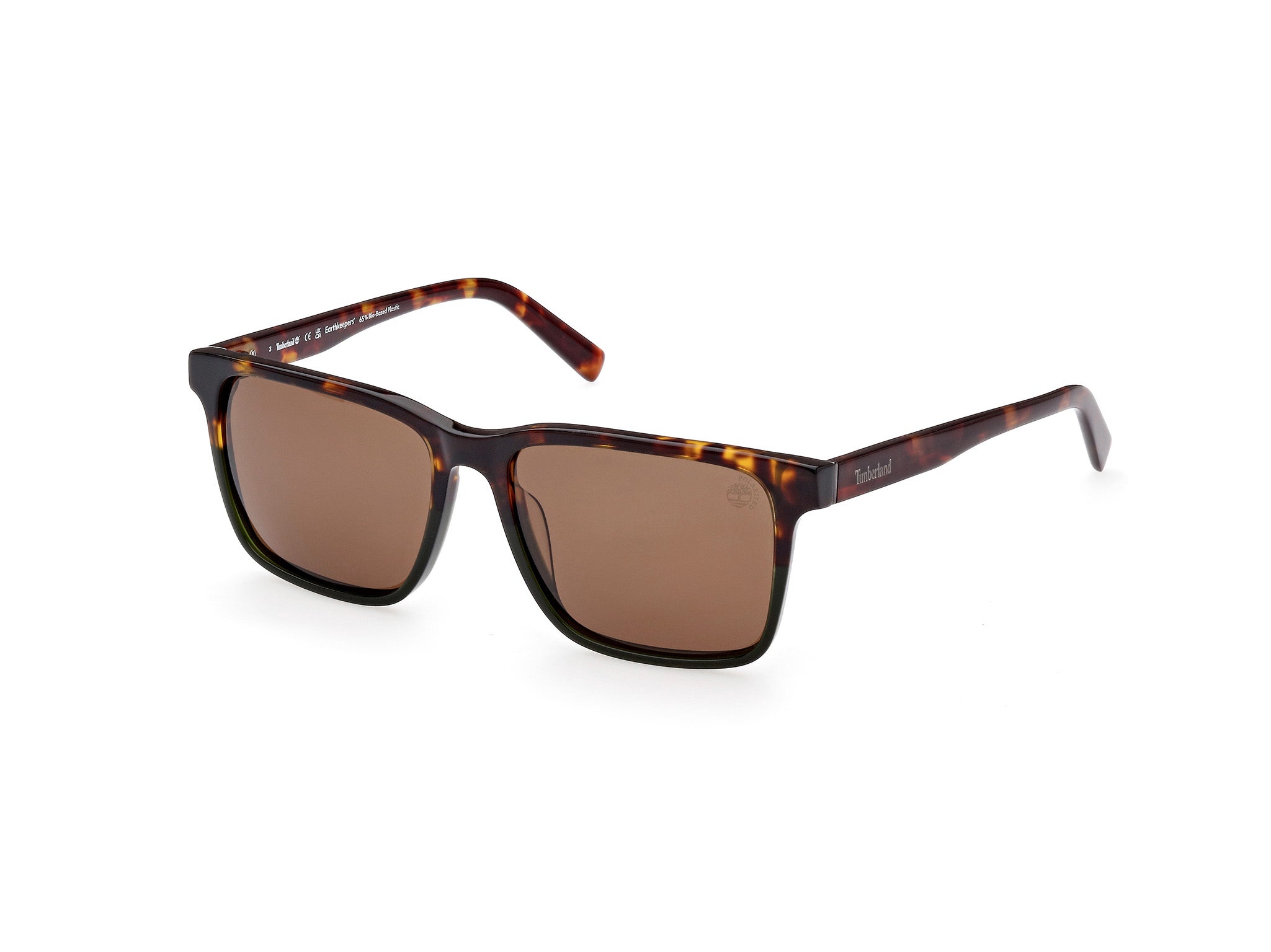 0889214383532 - Herren TB9306 55H Gläser SONNENBRILLEN Acetat Havanna Braun Quadratisch Polarisiert