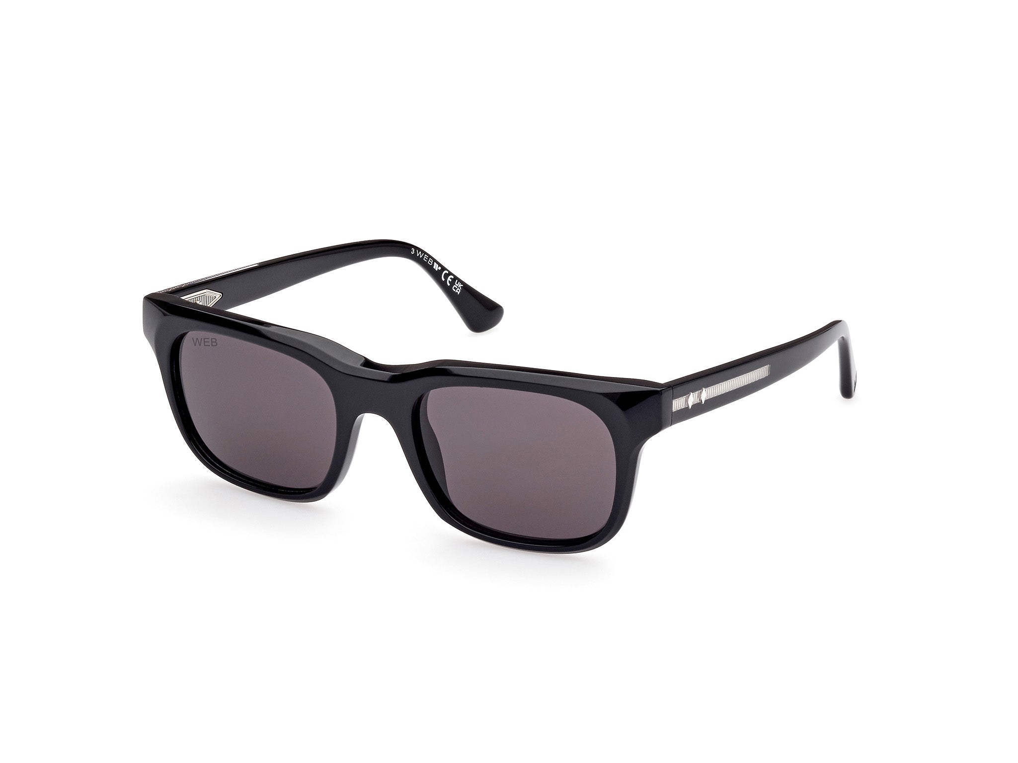 0889214386311 - Herren WE0336 05A Gläser SONNENBRILLEN Acetat Schwarz Grau Quadratisch Normal