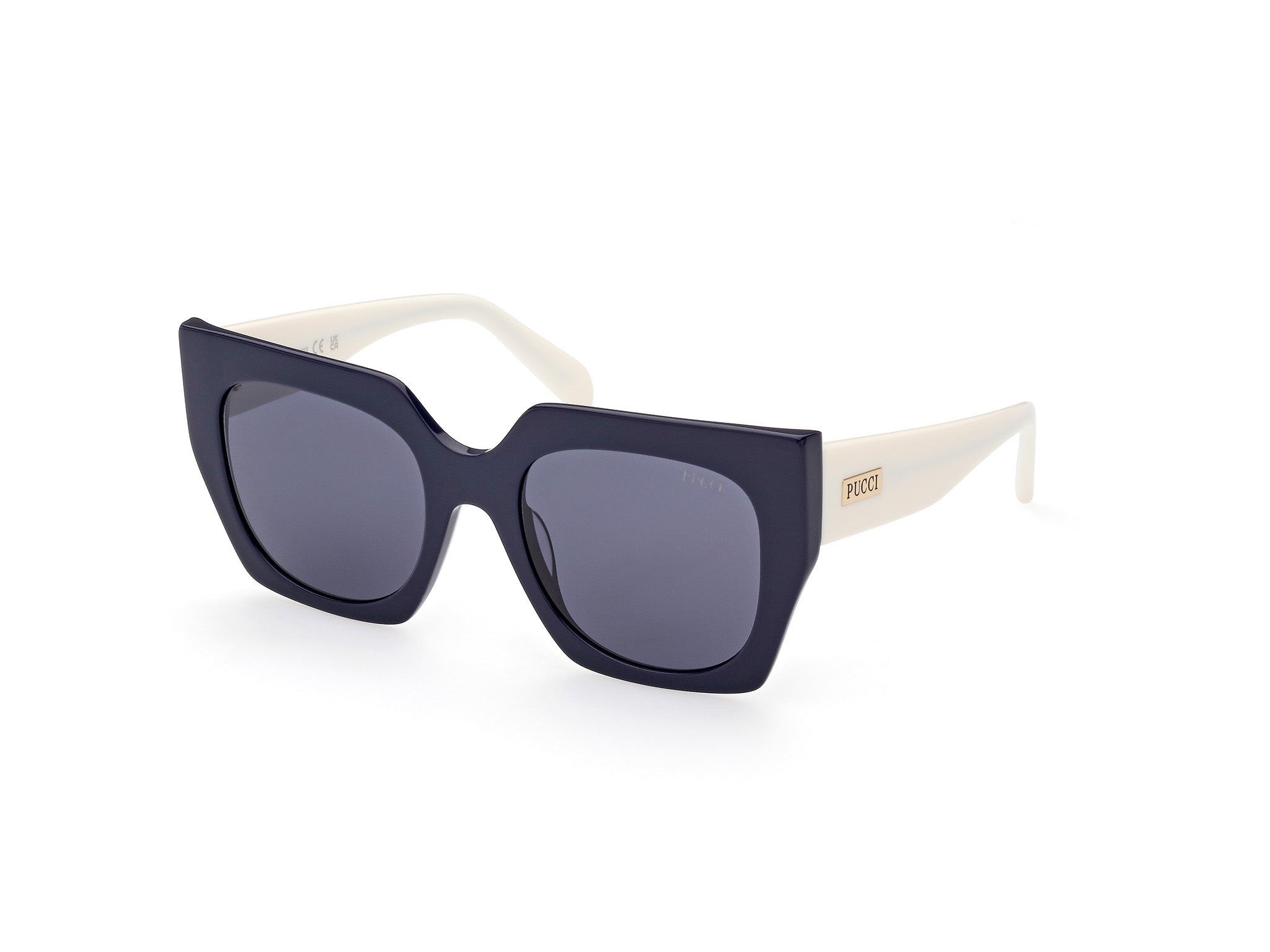 0889214387622 - Emilio Pucci Damen EP0197 90V Gläser SONNENBRILLEN Acetat Blau Blau Schmetterling Normal