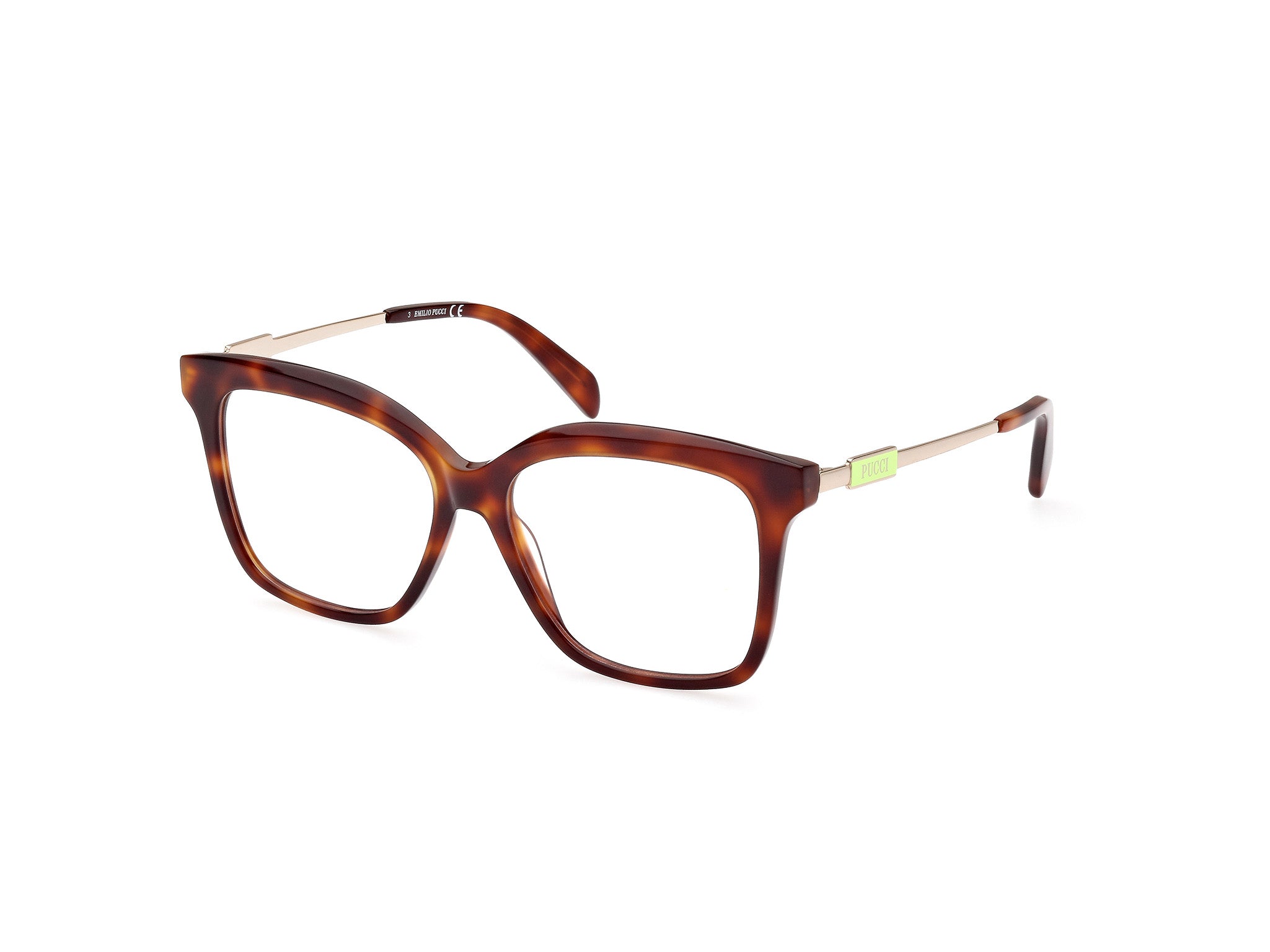 0889214387776 - Emilio Pucci Damen EP5212 053 Rahmen von BRILLEN Acetat Havanna  Quadratisch Normal