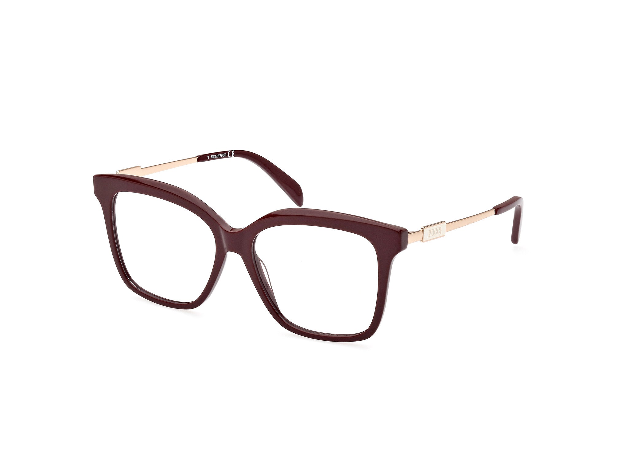 0889214387783 - Emilio Pucci Damen EP5212 069 Rahmen von BRILLEN Acetat Bordeaux  Quadratisch Normal