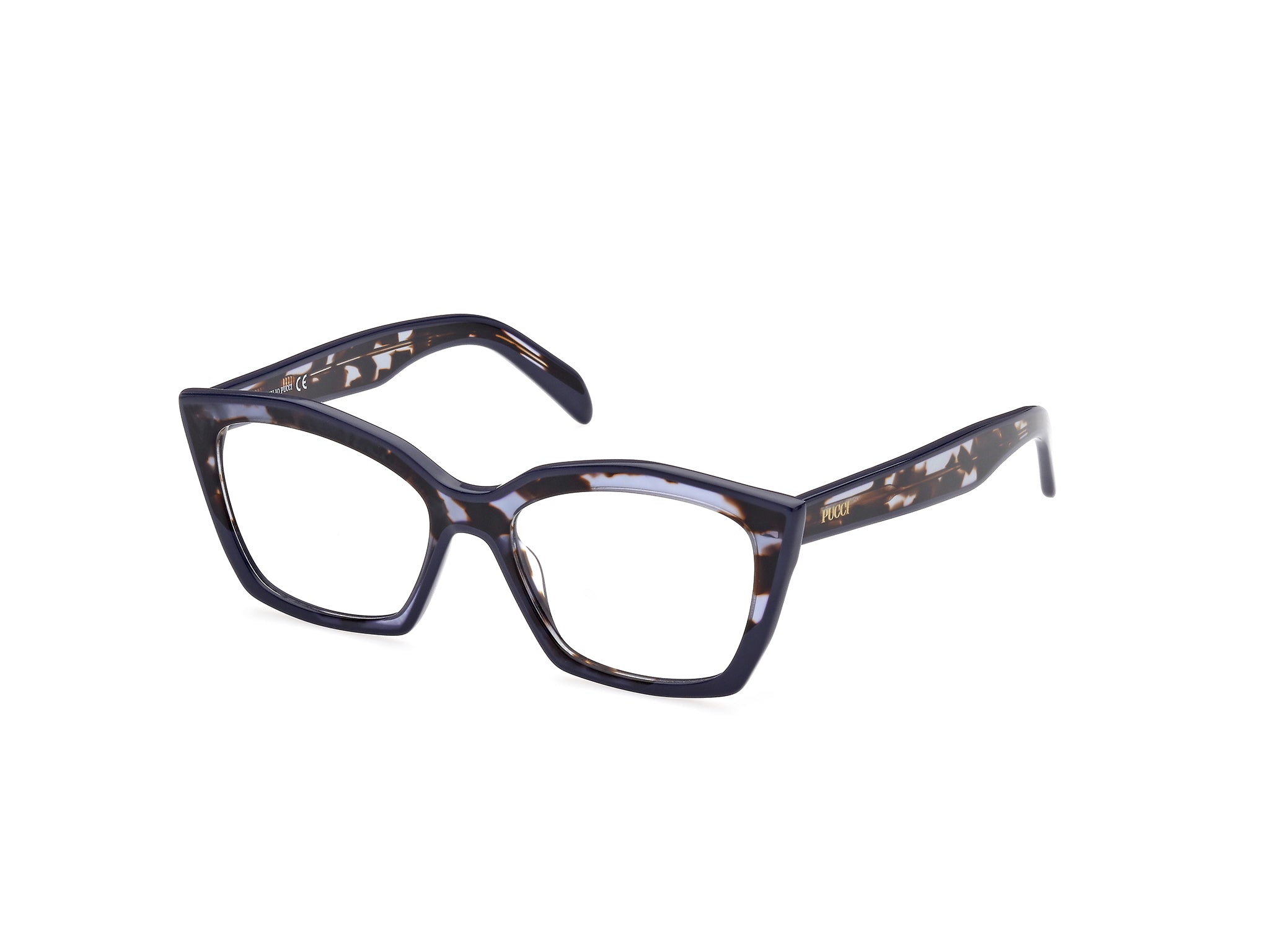 0889214388001 - Emilio Pucci Damen EP5218 056 Rahmen von BRILLEN Acetat Havanna  Geometrisch Normal