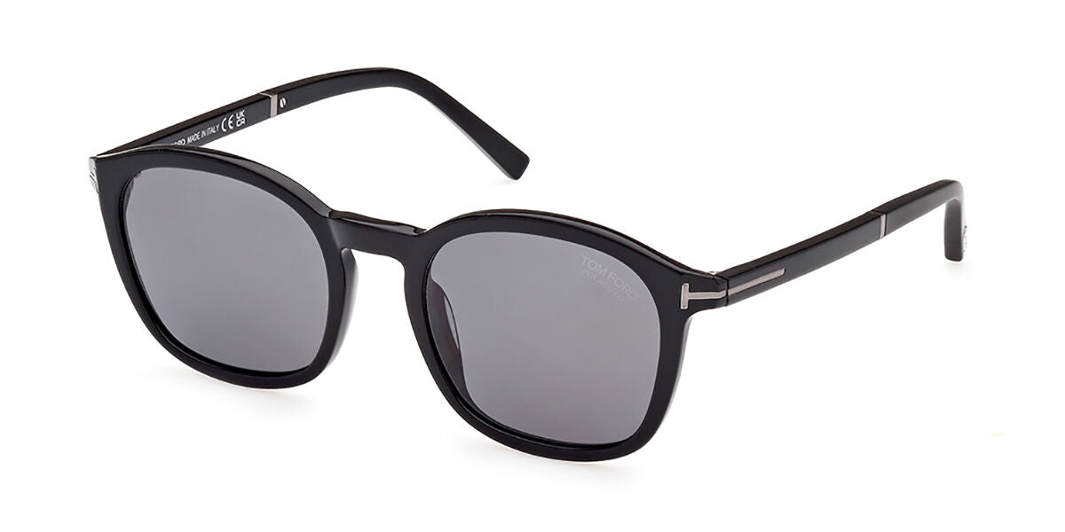 0889214403247 - TOM FORD Herren FT1020-N JAYSON 01D Gläser SONNENBRILLEN Plastik Schwarz Grau Pantos Polarisiert