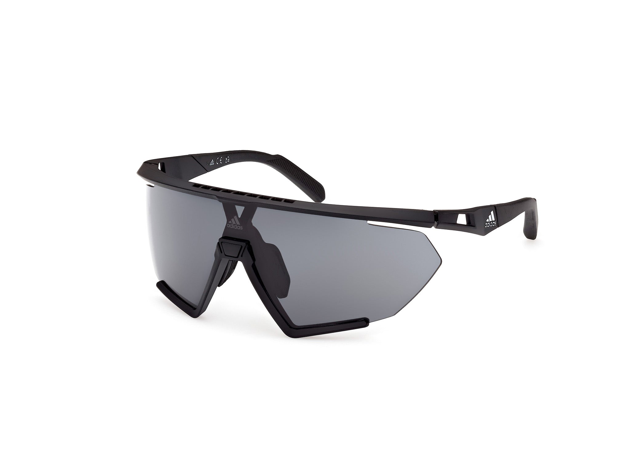 0889214407405 - Mann Sp0071 cmpt aero li 02a Gläser SONNENBRILLEN Plastik Black-opaco Rauch Geometrisch Normal