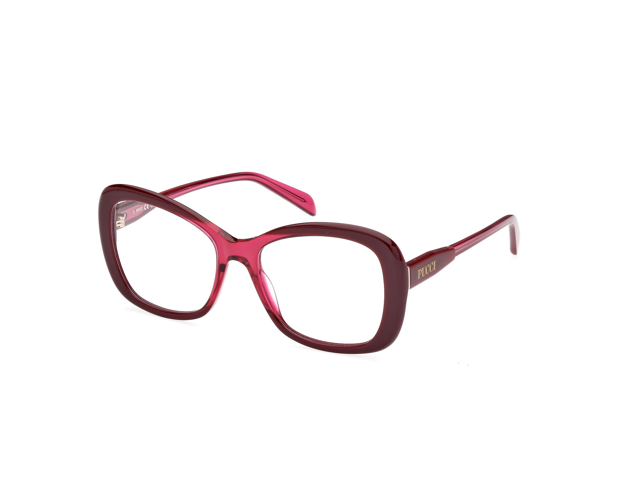 0889214410160 - Emilio Pucci Damen EP5231 071 Rahmen von BRILLEN Acetat Bordeaux  Schmetterling Normal