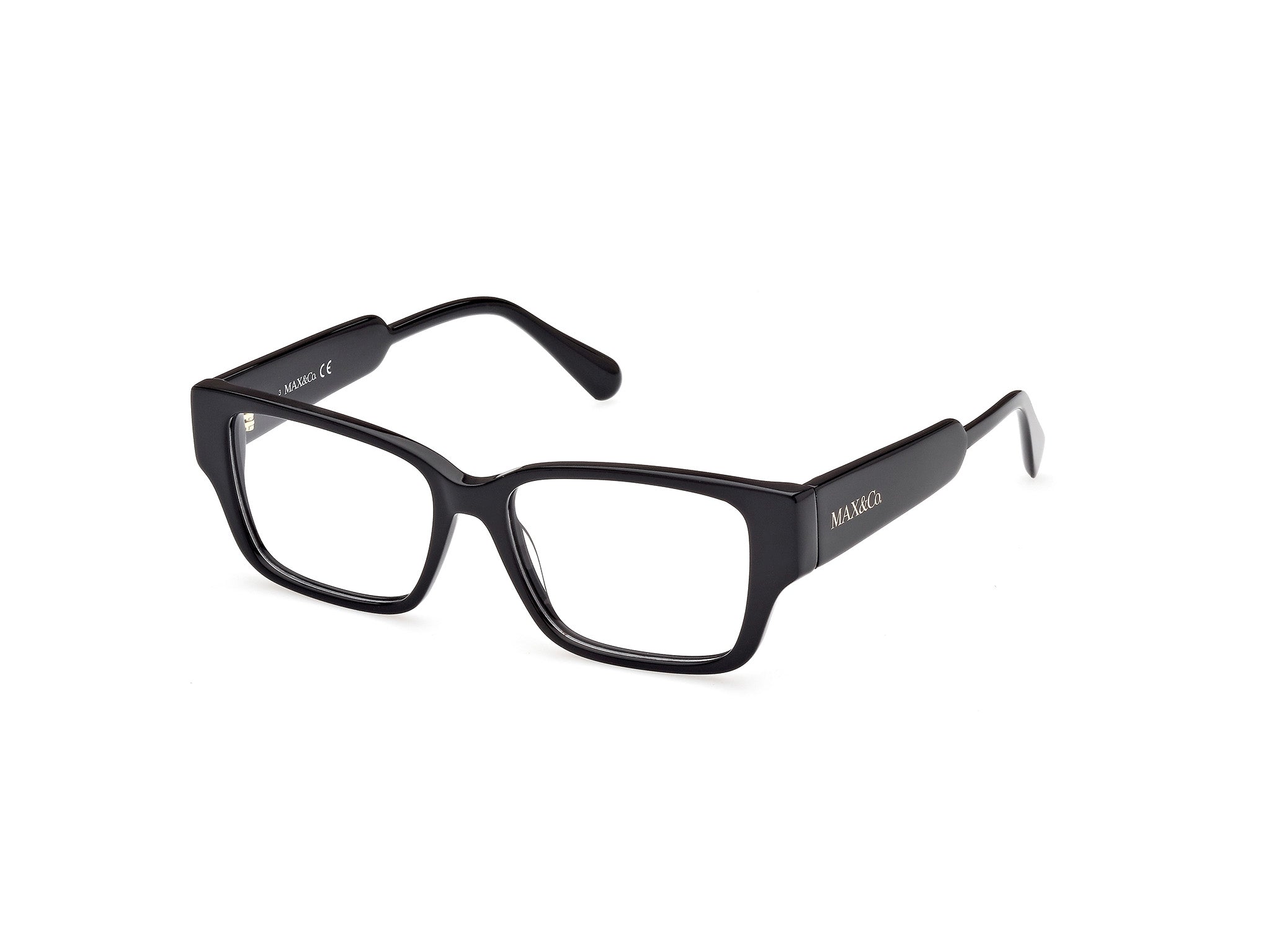 0889214412102 - Damen MO5095 001 Rahmen von BRILLEN Acetat Schwarz  Quadratisch Normal