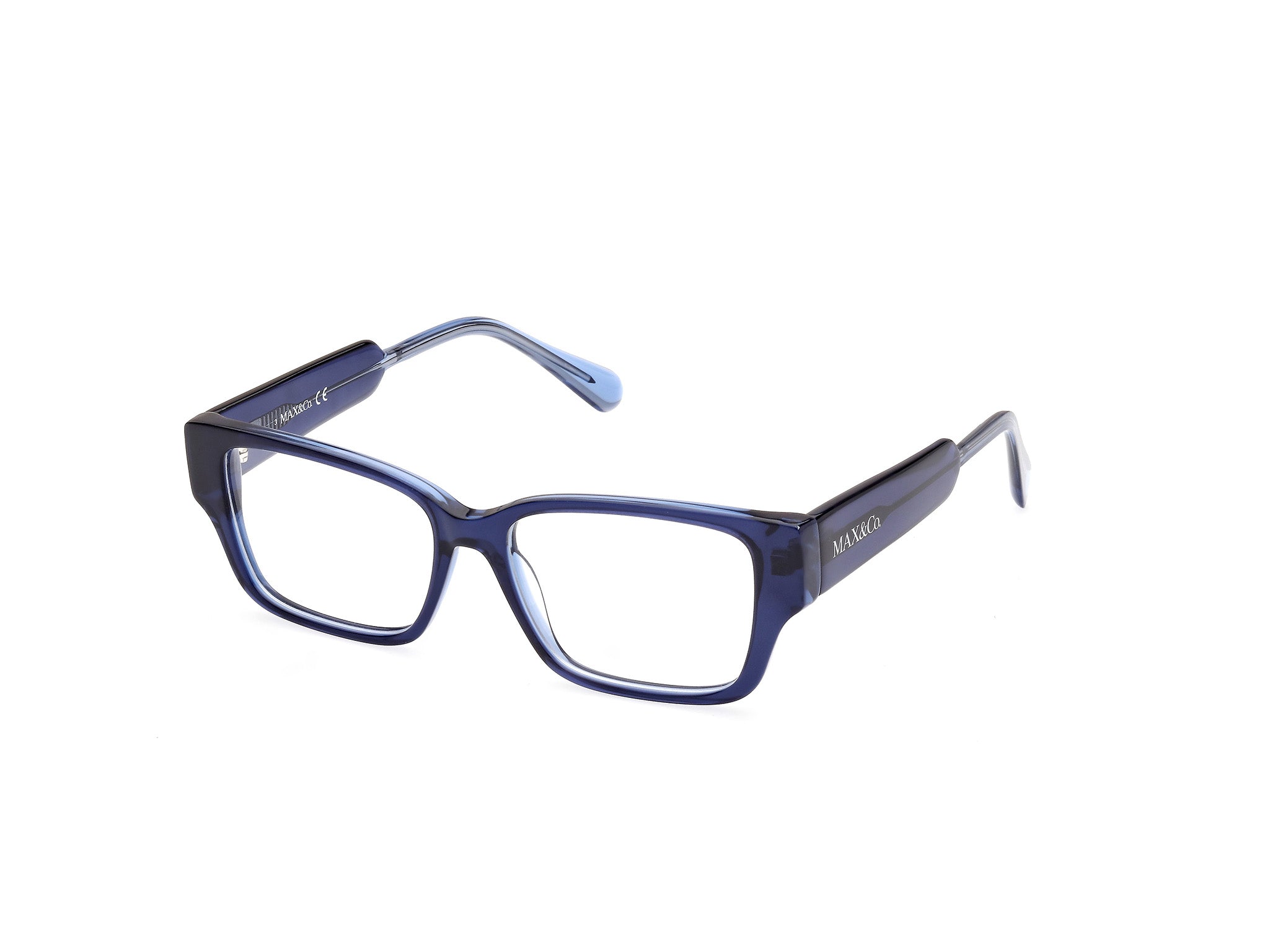 0889214412133 - Damen MO5095 092 Rahmen von BRILLEN Acetat Blau  Quadratisch Normal