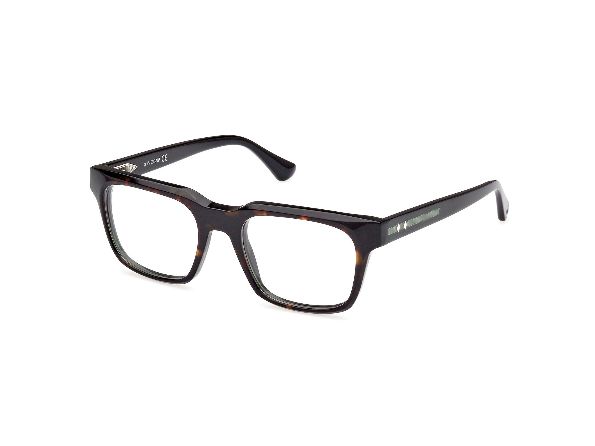 0889214414038 - Herren WE5412 1 Rahmen von BRILLEN Acetat Schwarz  Quadratisch Normal