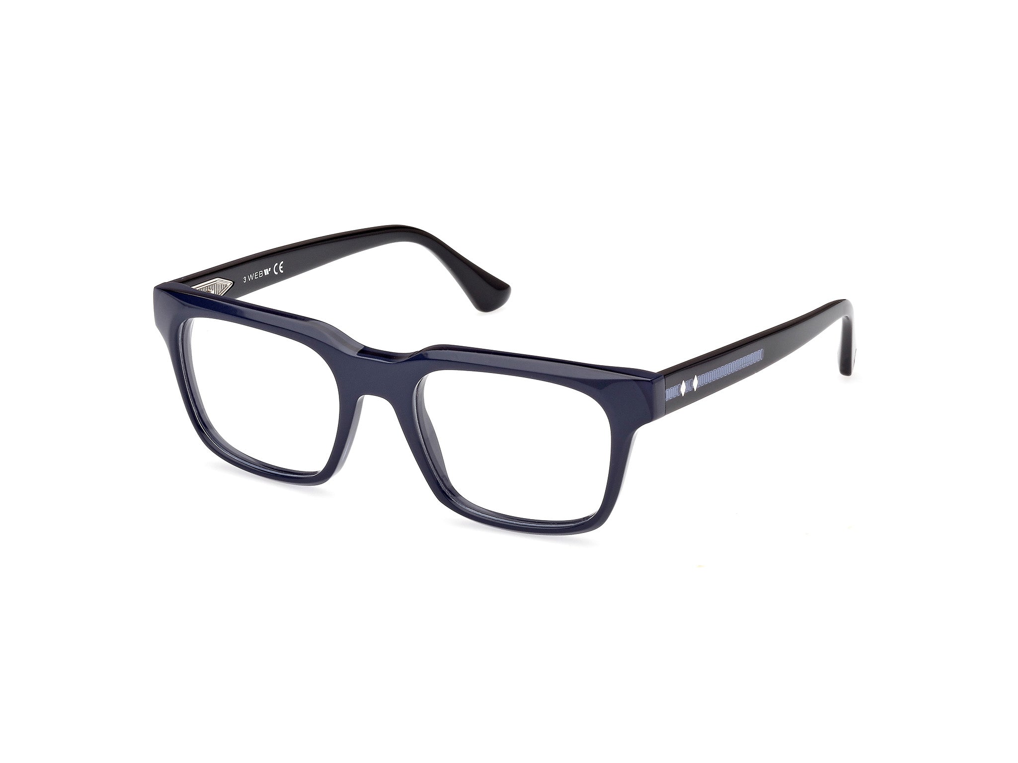 0889214414052 - Herren WE5412 90 Rahmen von BRILLEN Acetat Blau  Quadratisch Normal