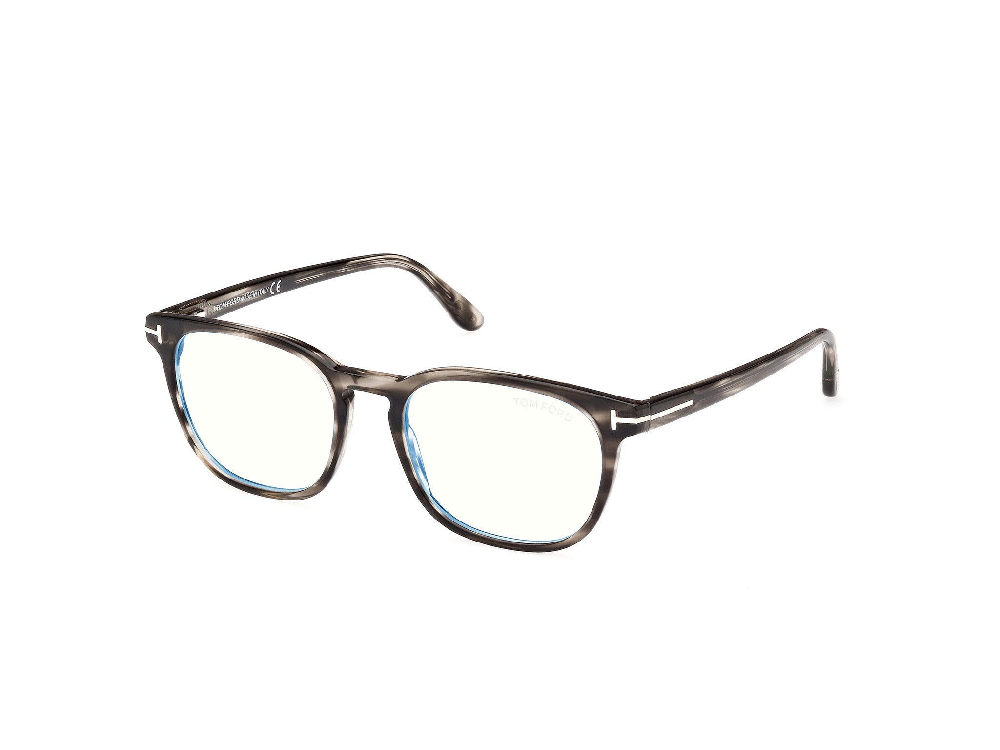 0889214415462 - TOM FORD Herren FT5868-B 20 Rahmen von BRILLEN Acetat Grau  Quadratisch Normal