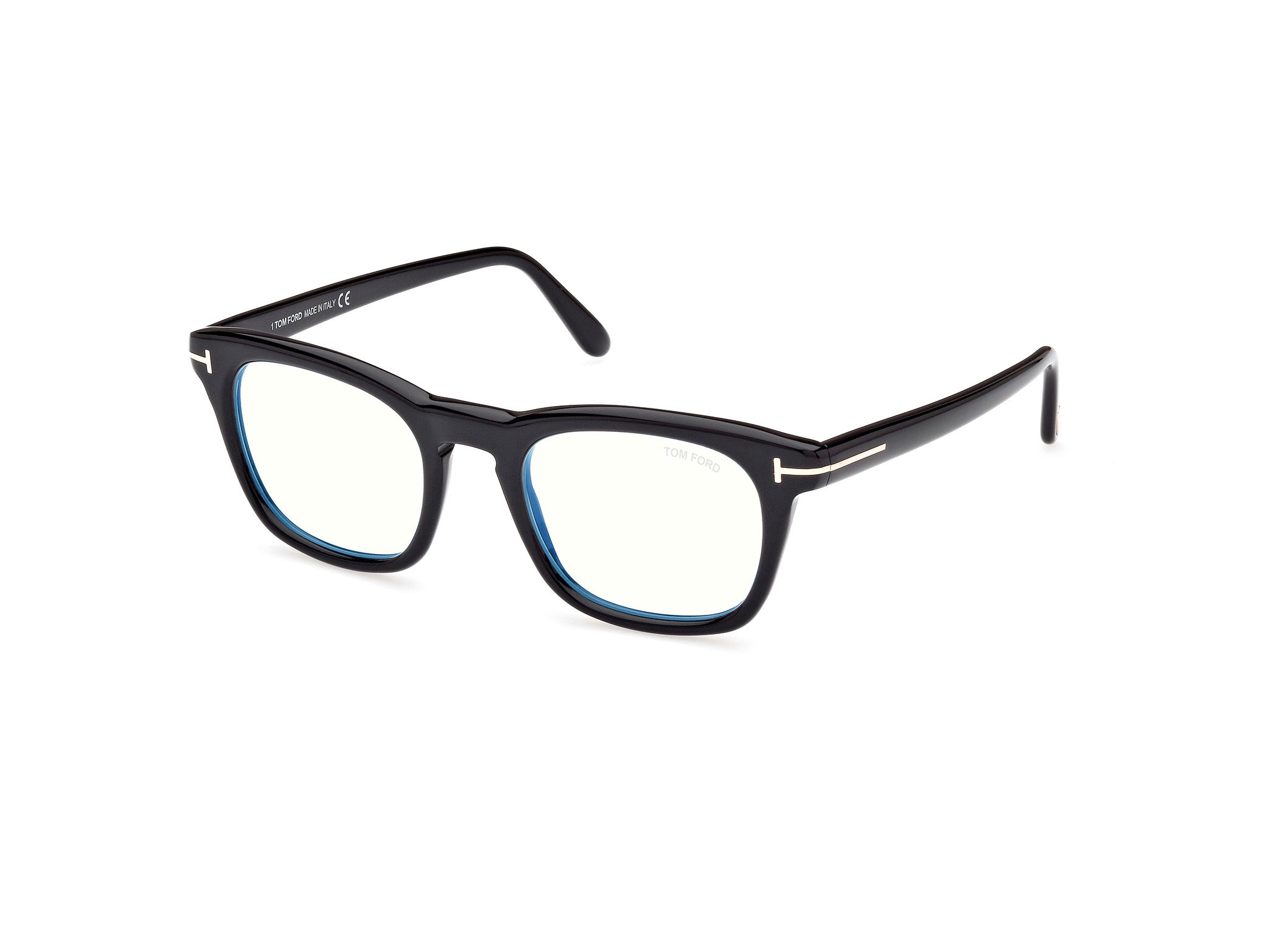 0889214415592 - TOM FORD Herren FT5870-B 1 Rahmen von BRILLEN Acetat Schwarz  Quadratisch Normal