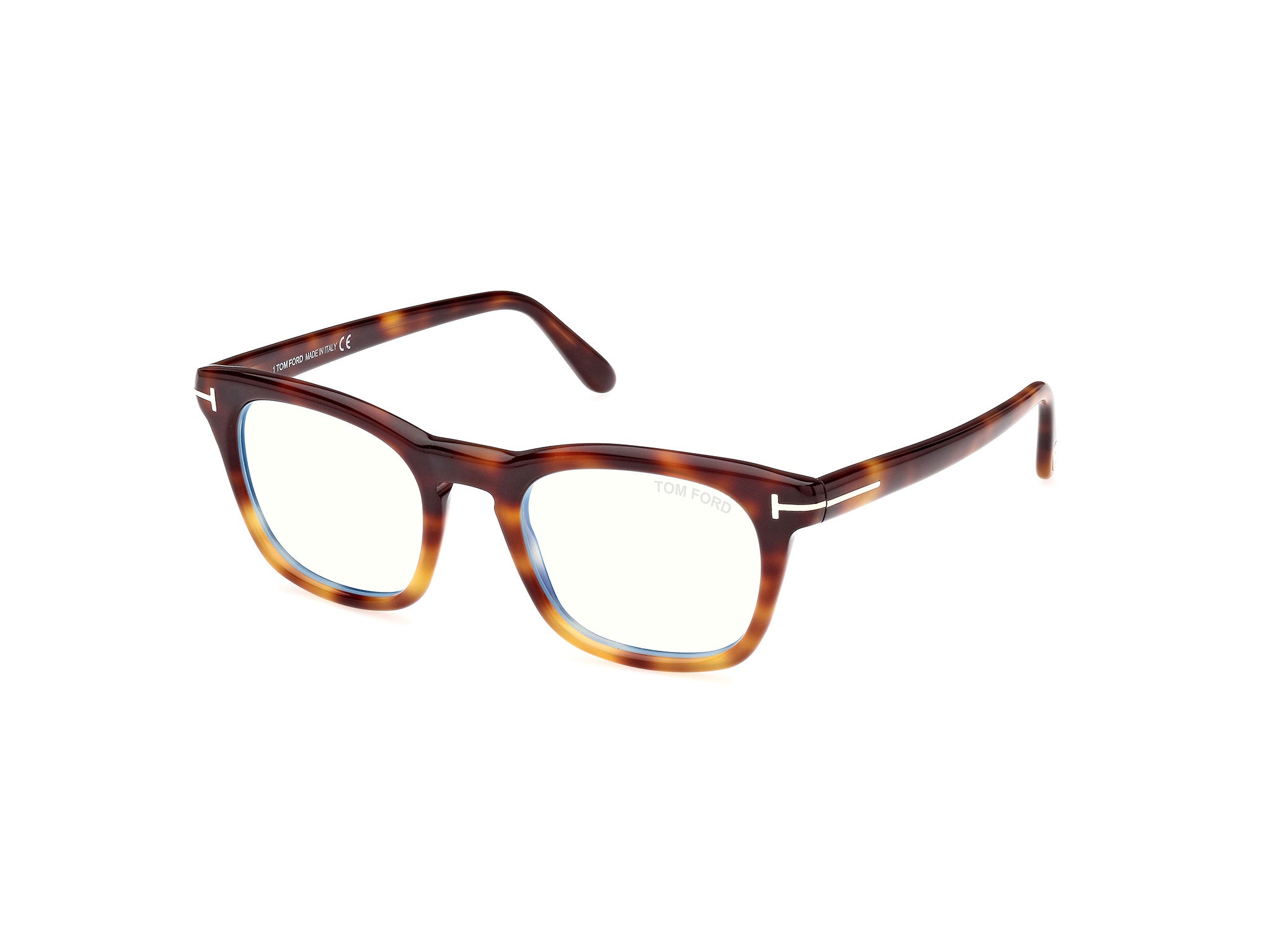 0889214415622 - TOM FORD Herren FT5870-B 56 Rahmen von BRILLEN Acetat Havanna  Quadratisch Normal