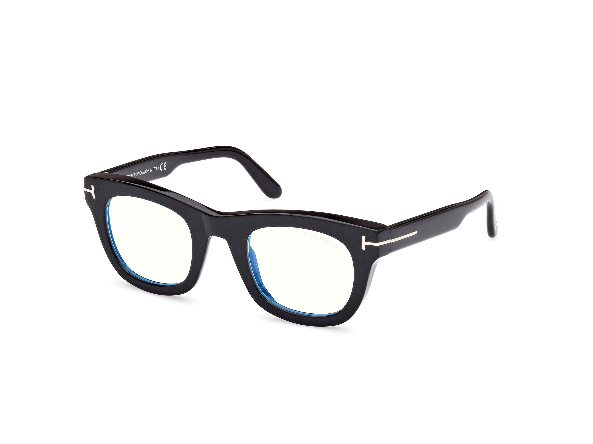 0889214415677 - TOM FORD Herren FT5872-B 1 Rahmen von BRILLEN Acetat Schwarz  Quadratisch Normal