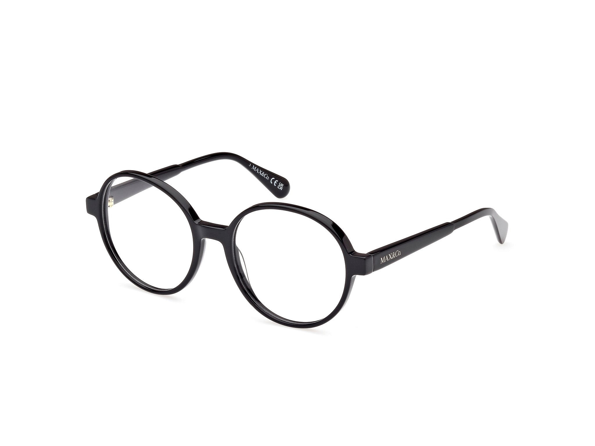 0889214416599 - Damen MO5108 001 Rahmen von BRILLEN Acetat Schwarz  Rund Normal