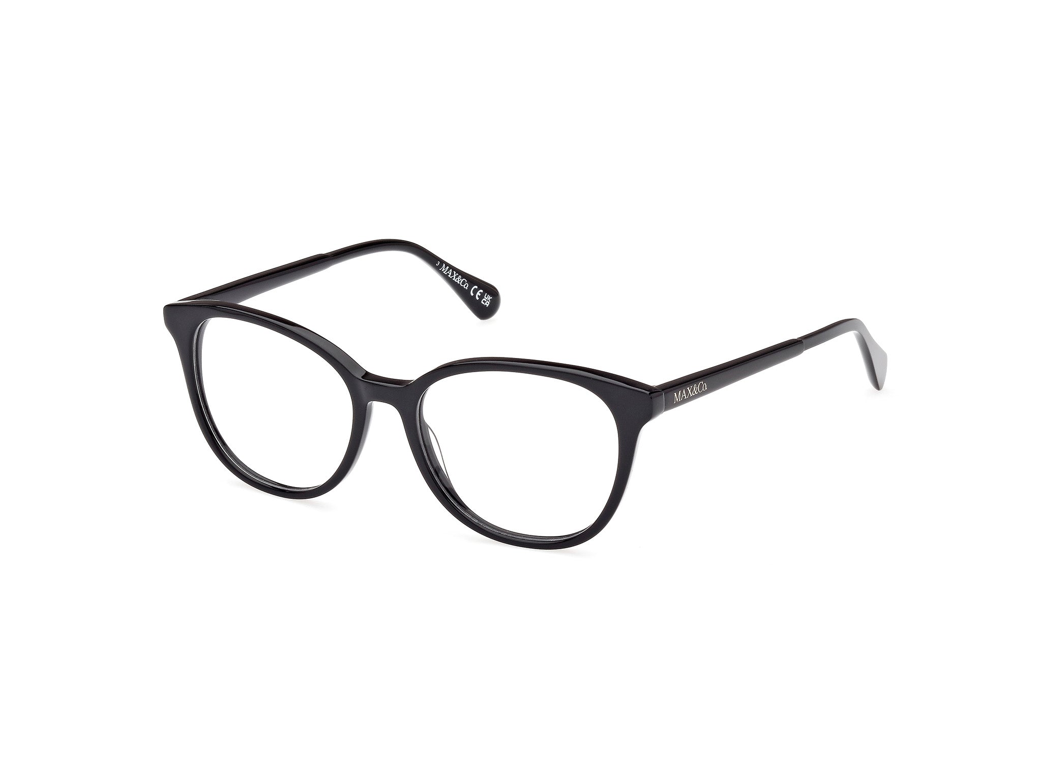 0889214416636 - Damen MO5109 001 Rahmen von BRILLEN Acetat Schwarz Rund Normal 0889214416636 - Damen MO5109 001 Rahmen von BRILLEN Acetat Schwarz Rund Normal