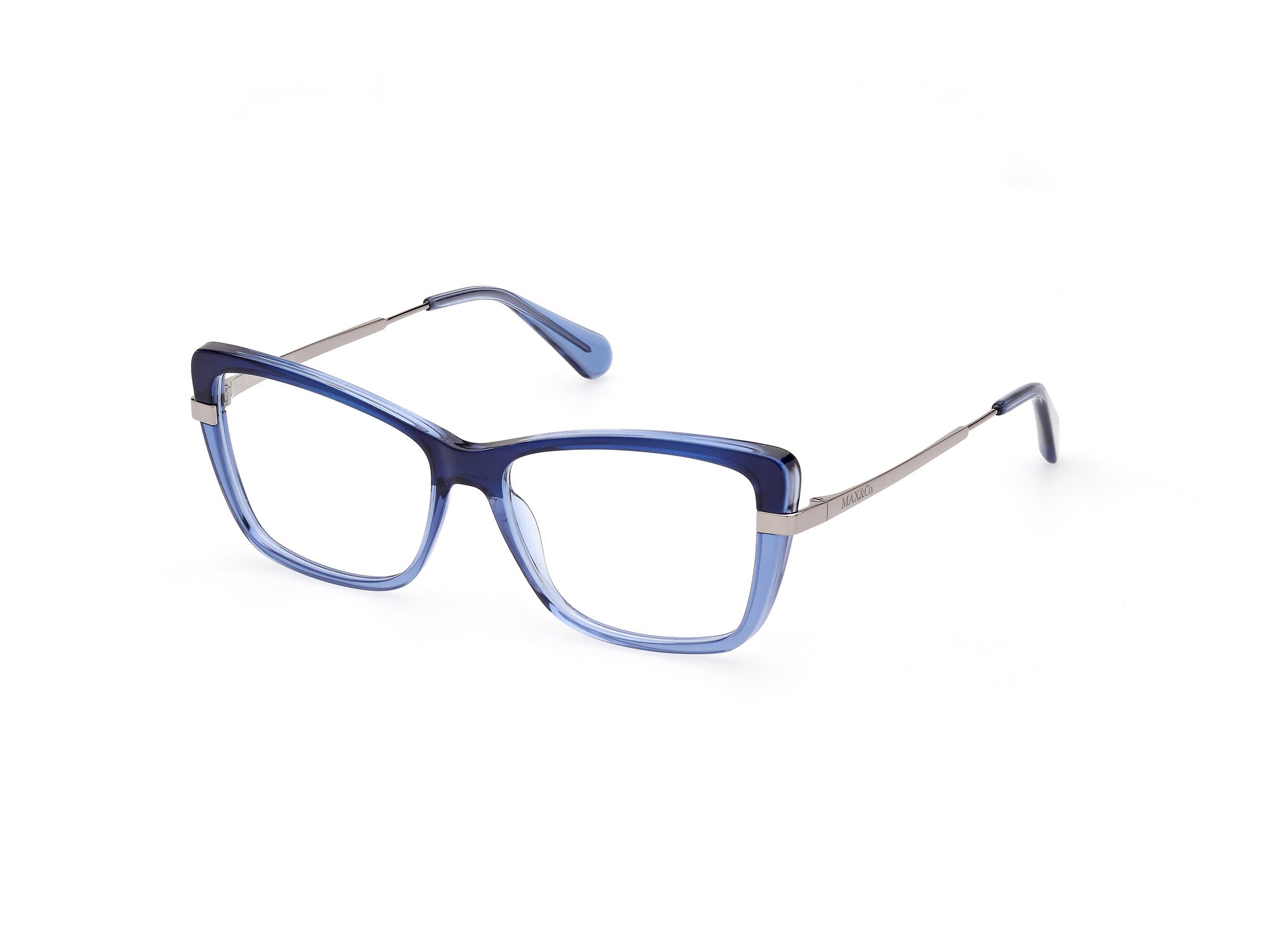 0889214416834 - Damen MO5113 092 Rahmen von BRILLEN Injiziert Blau  Cat Eye Normal