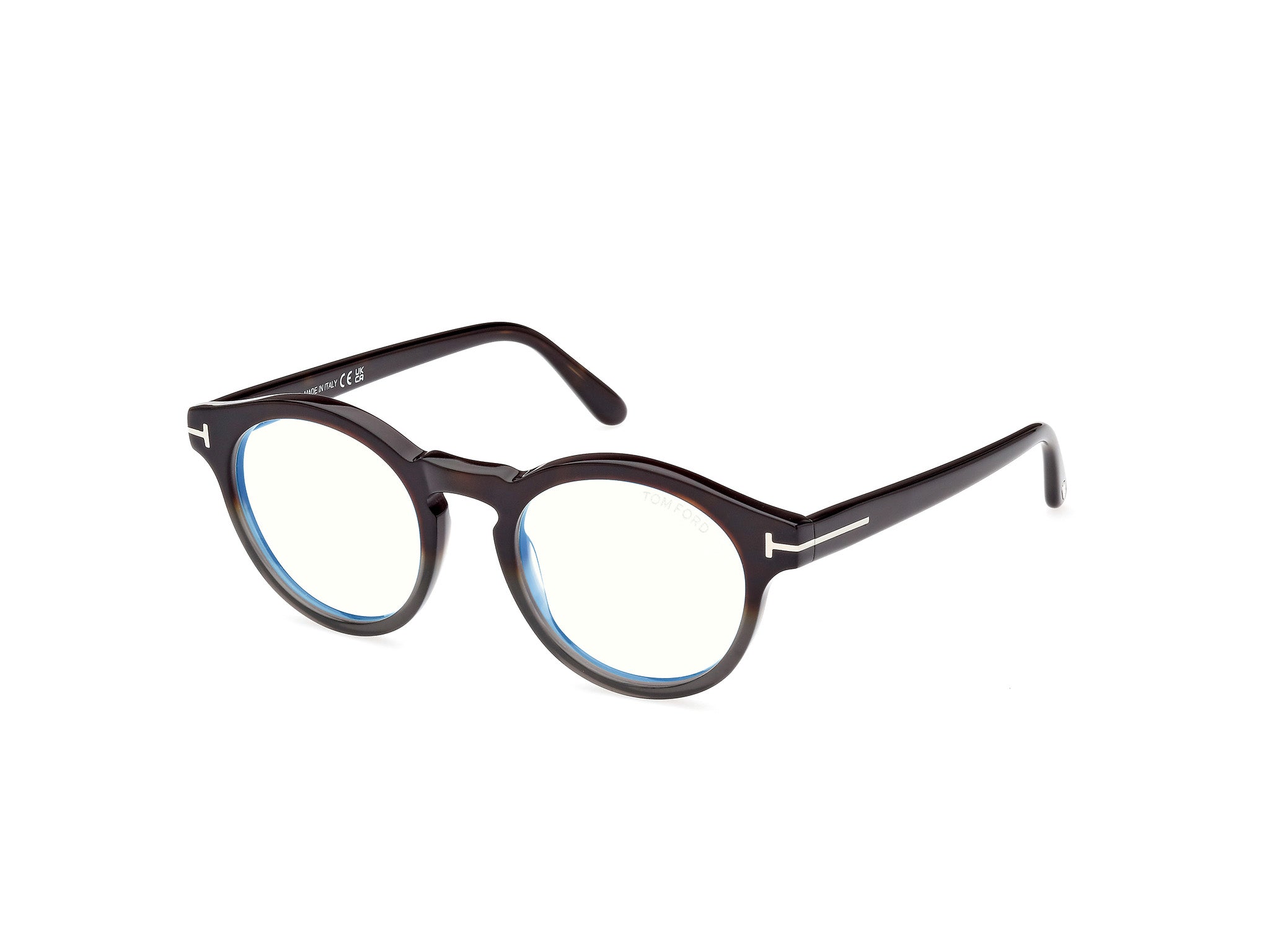 0889214418814 - TOM FORD Unisex FT5887-B 56 Rahmen von BRILLEN Acetat Havanna  Rund Normal