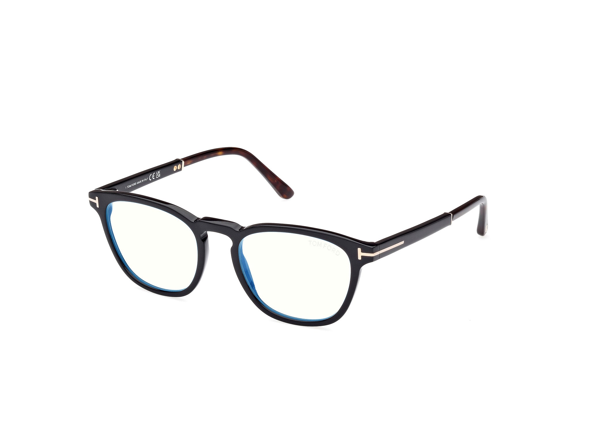 0889214418883 - TOM FORD Unisex FT5890-B 005 Rahmen von BRILLEN Acetat Schwarz  Kreisel Normal