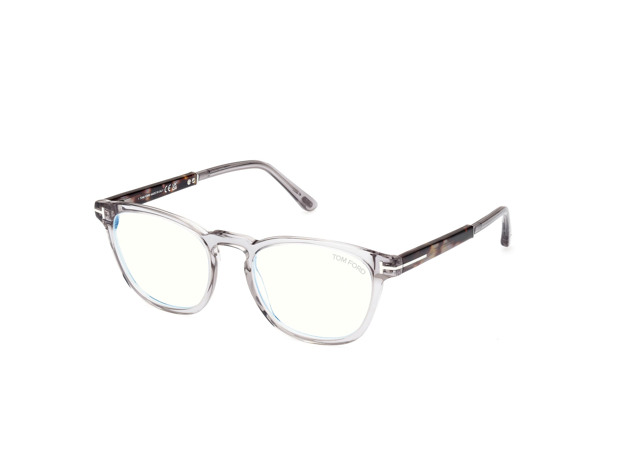 0889214418890 - TOM FORD Unisex FT5890-B 20 Rahmen von BRILLEN Acetat Grau  Rund Normal