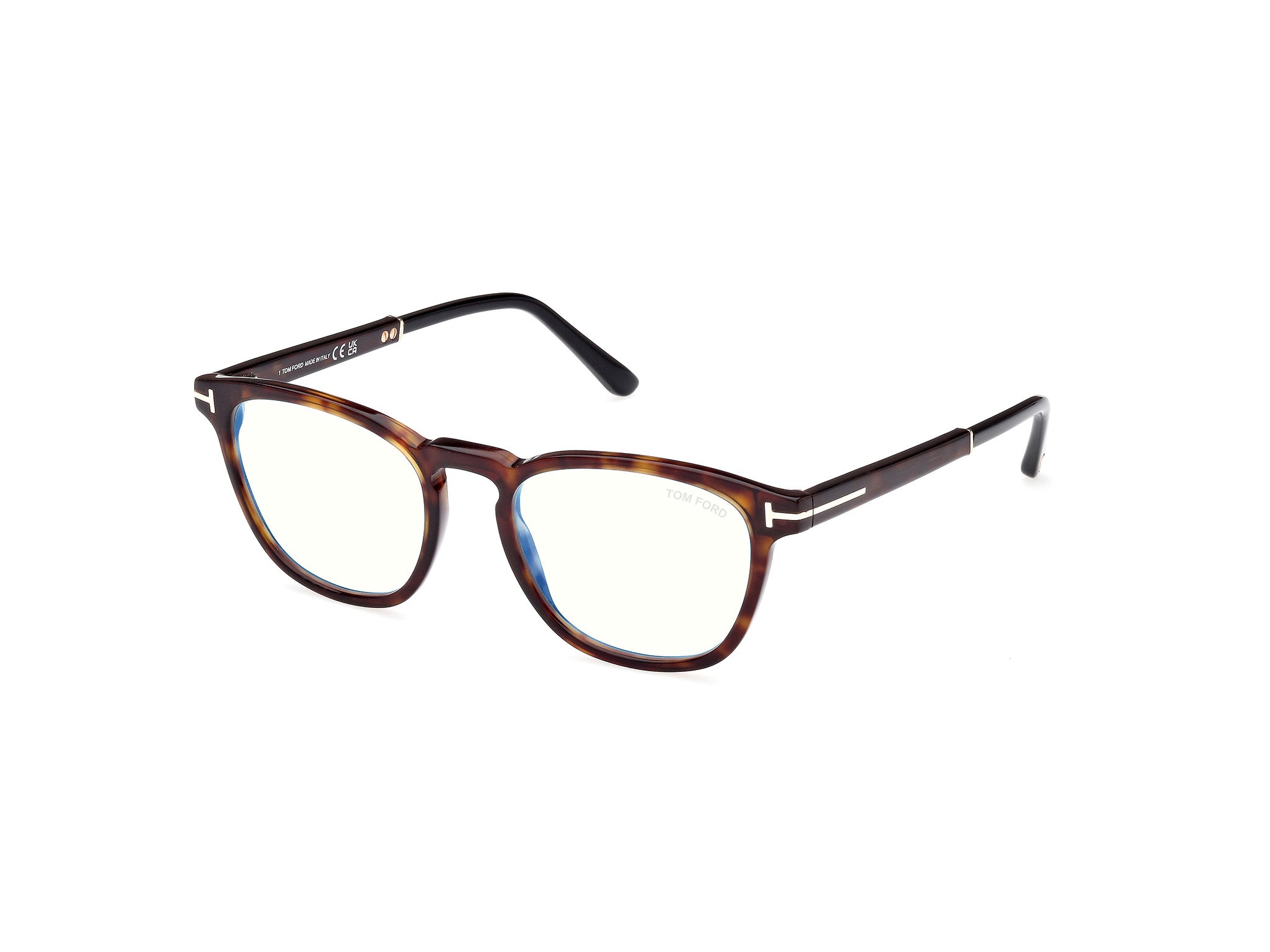 0889214418913 - TOM FORD Unisex FT5890-B 056 Rahmen von BRILLEN Acetat Havanna  Kreisel Normal