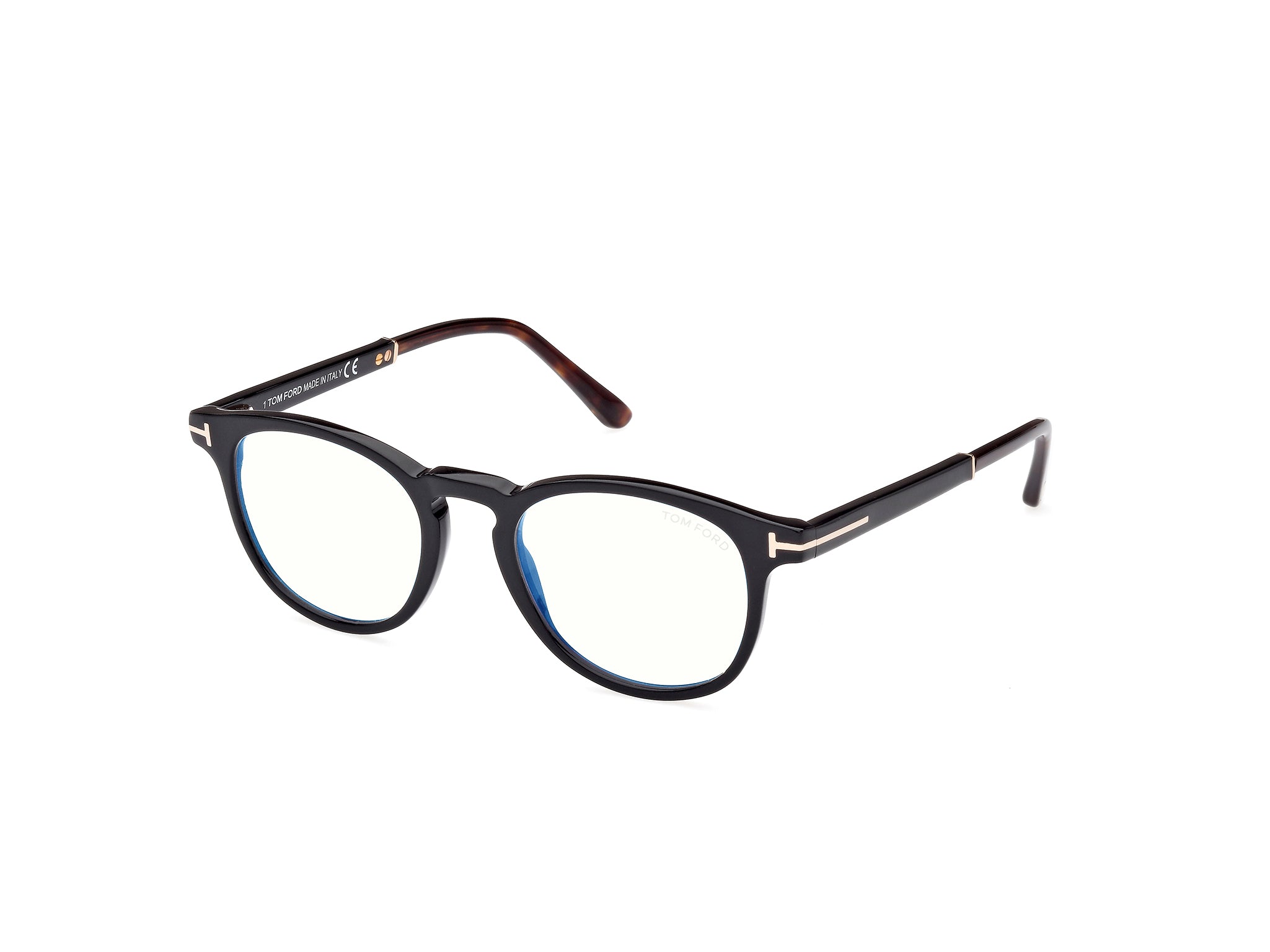 0889214418937 - TOM FORD Unisex FT5891-B 005 Rahmen von BRILLEN Acetat Schwarz  Kreisel Normal