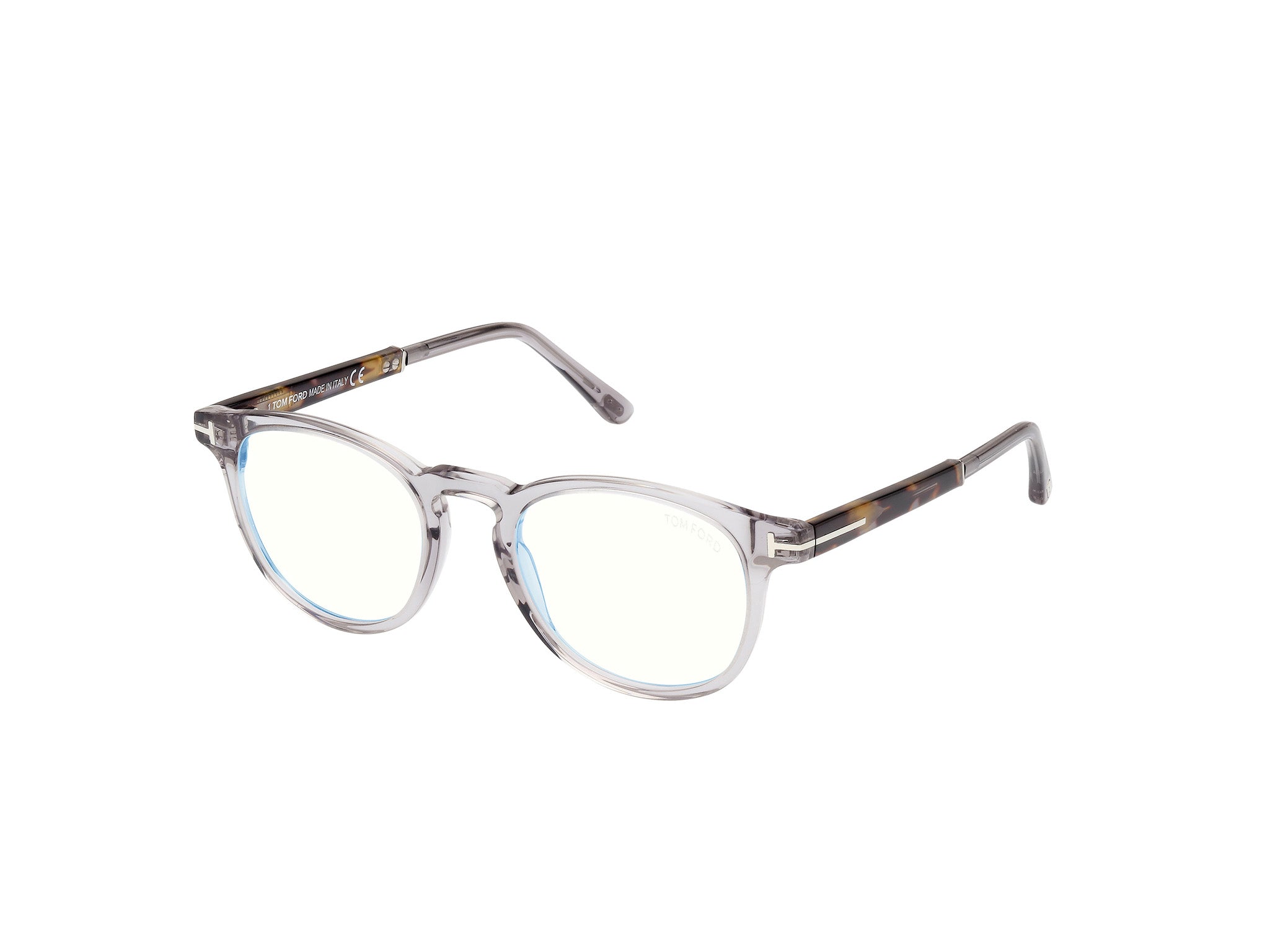 0889214418944 - TOM FORD Unisex FT5891-B 020 Rahmen von BRILLEN Acetat Grau  Kreisel Normal