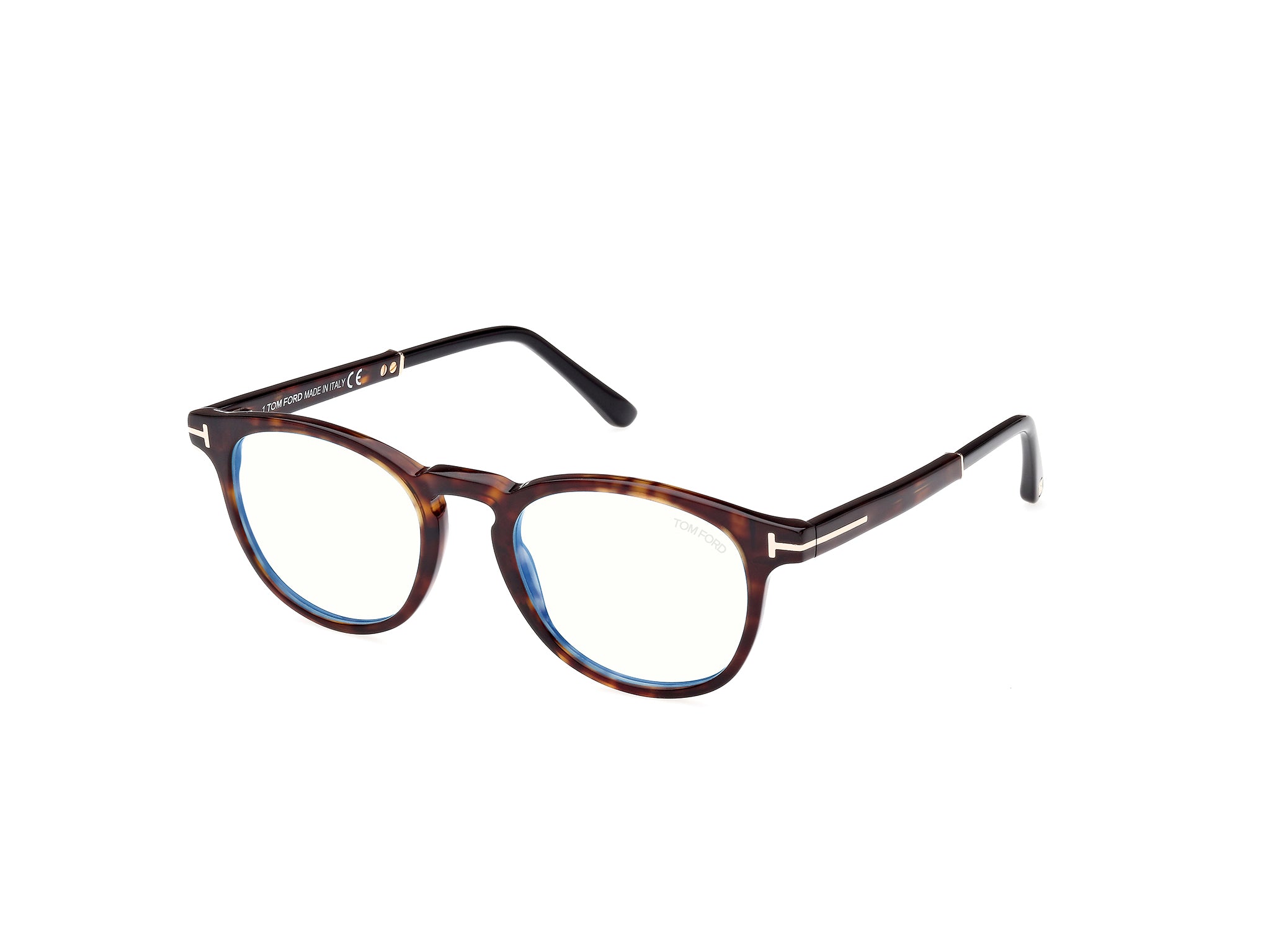 0889214418968 - TOM FORD Unisex FT5891-B 056 Rahmen von BRILLEN Acetat Havanna  Kreisel Normal