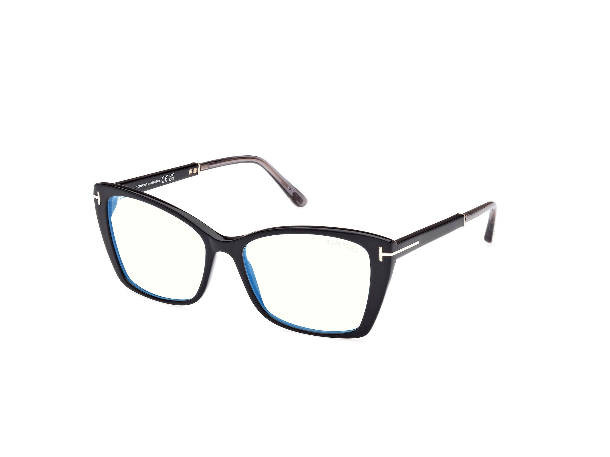 0889214419033 - TOM FORD Frau FT5893-B 001 Rahmen von BRILLEN Acetat Schwarz  Schmetterling Normal