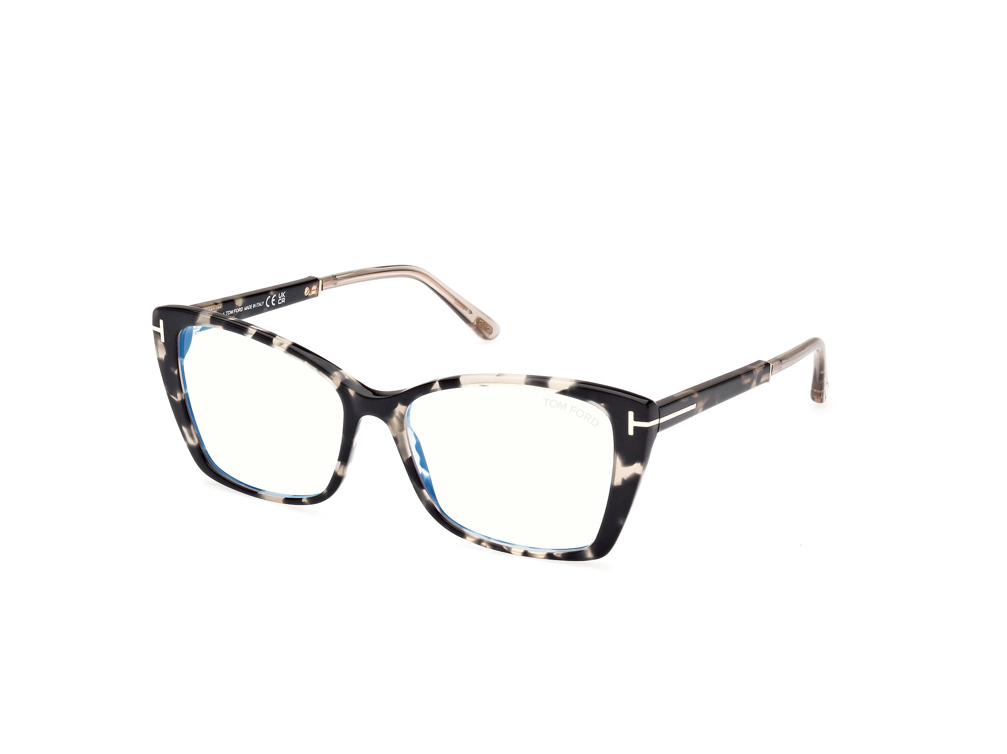 0889214419040 - TOM FORD Damen FT5893-B 5 Rahmen von BRILLEN Acetat Schwarz  Schmetterling Normal