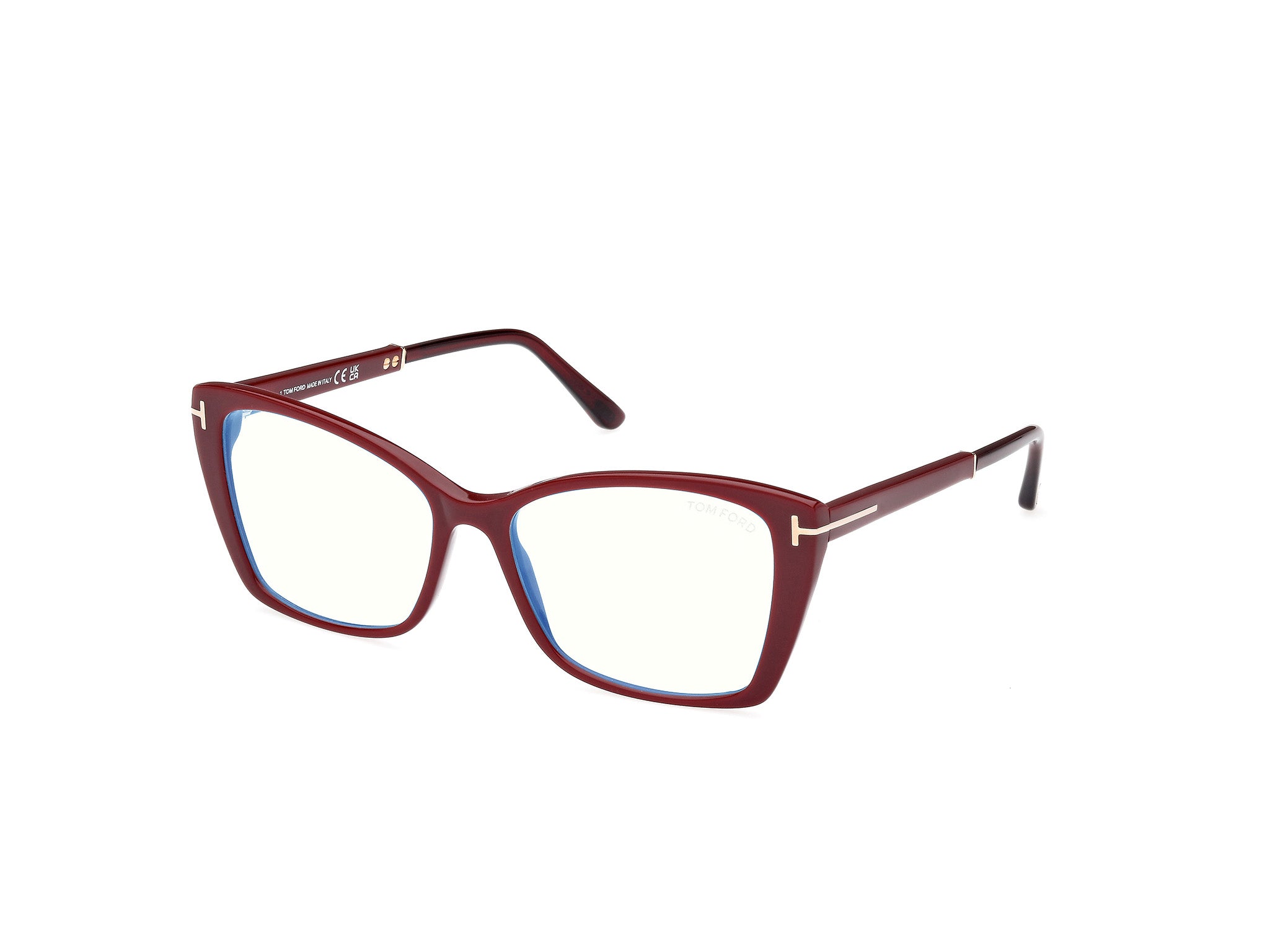 0889214419071 - TOM FORD Frau FT5893-B 069 Rahmen von BRILLEN Acetat Bordeaux  Schmetterling Normal