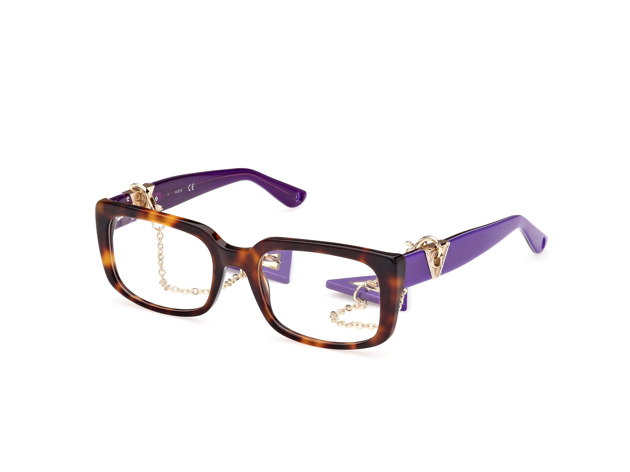 0889214424716 - Damen GU2959 056 Rahmen von BRILLEN Acetat Havanna  Quadratisch Normal