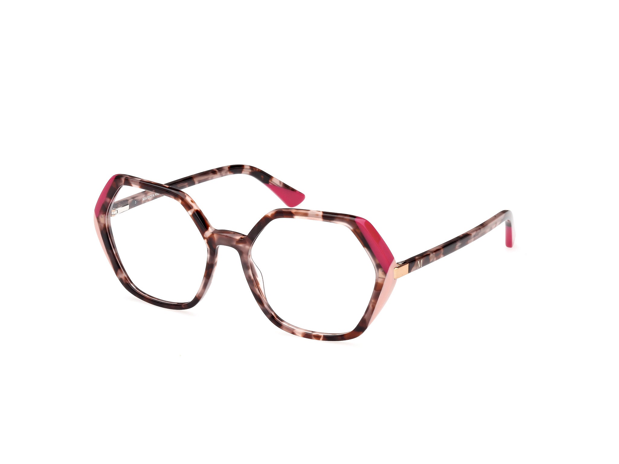 0889214428233 - Damen GM0389 74 Rahmen von BRILLEN Acetat Rosa  Geometrisch Normal