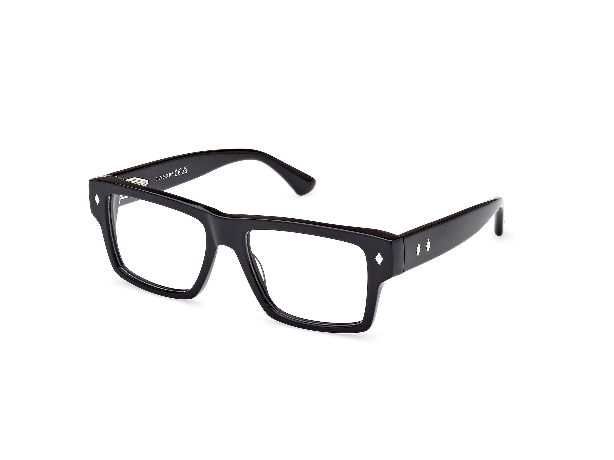 0889214435118 - Herren WE5415 1 Rahmen von BRILLEN Acetat Schwarz  Quadratisch Normal