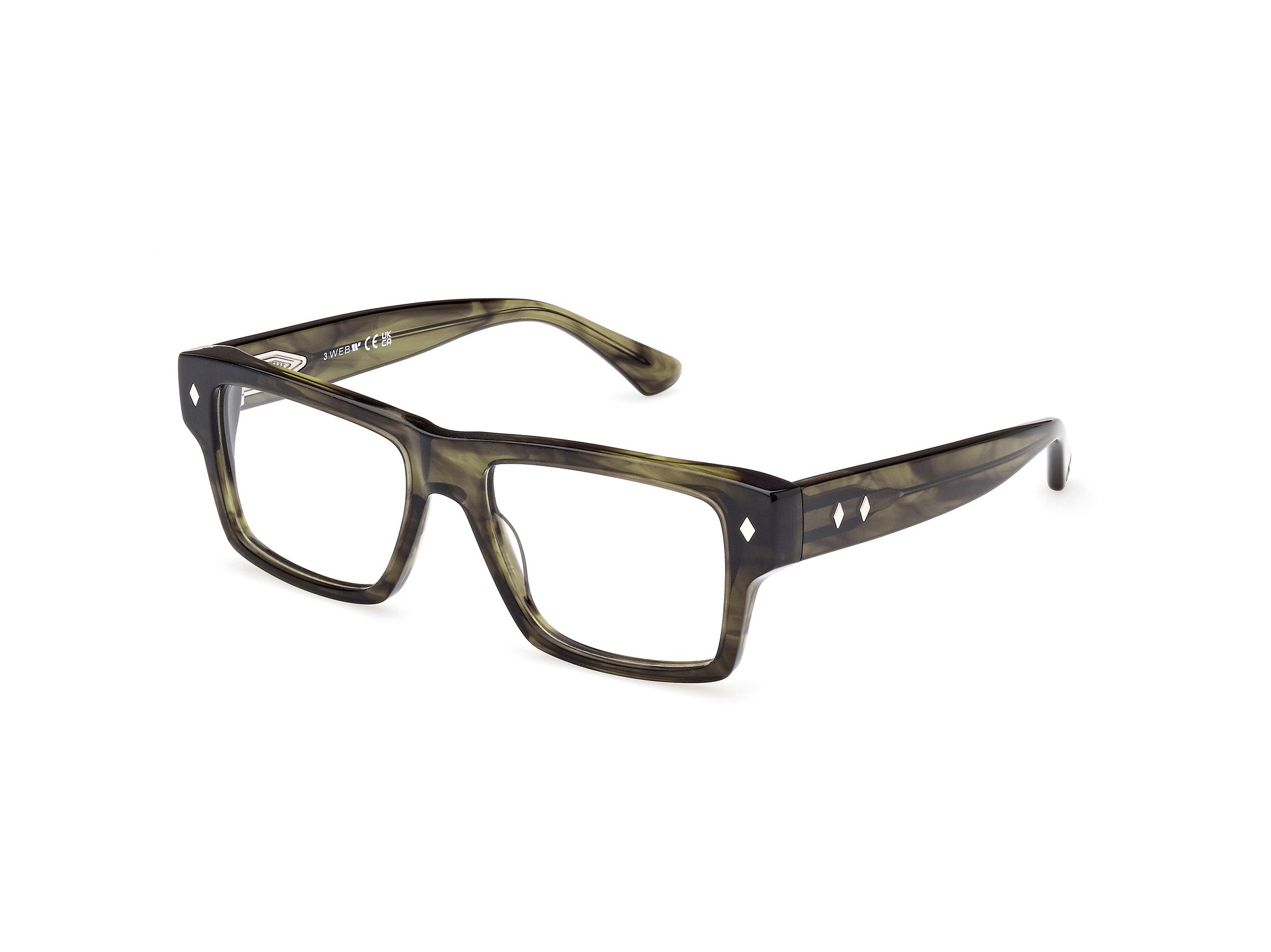 0889214435132 - Herren WE5415 59 Rahmen von BRILLEN Acetat Beige  Quadratisch Normal