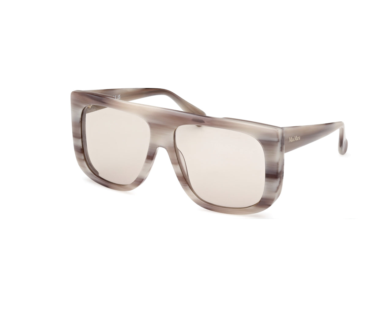 0889214436825 - Damen MM0073 EILEEN 20E Gläser SONNENBRILLEN Acetat Braun Braun Maske Normal