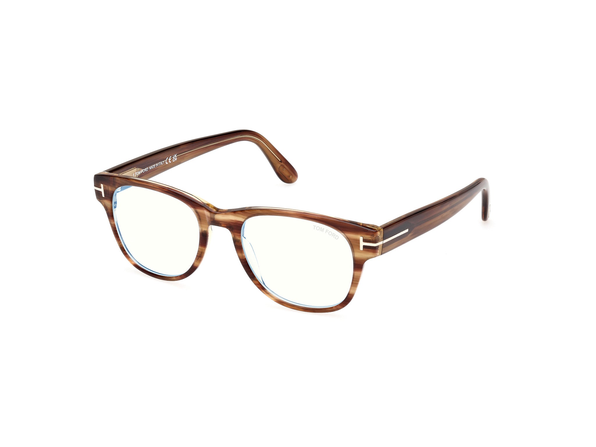 0889214443335 - TOM FORD Herren FT5898-B 50 Rahmen von BRILLEN Acetat Braun  Quadratisch Normal