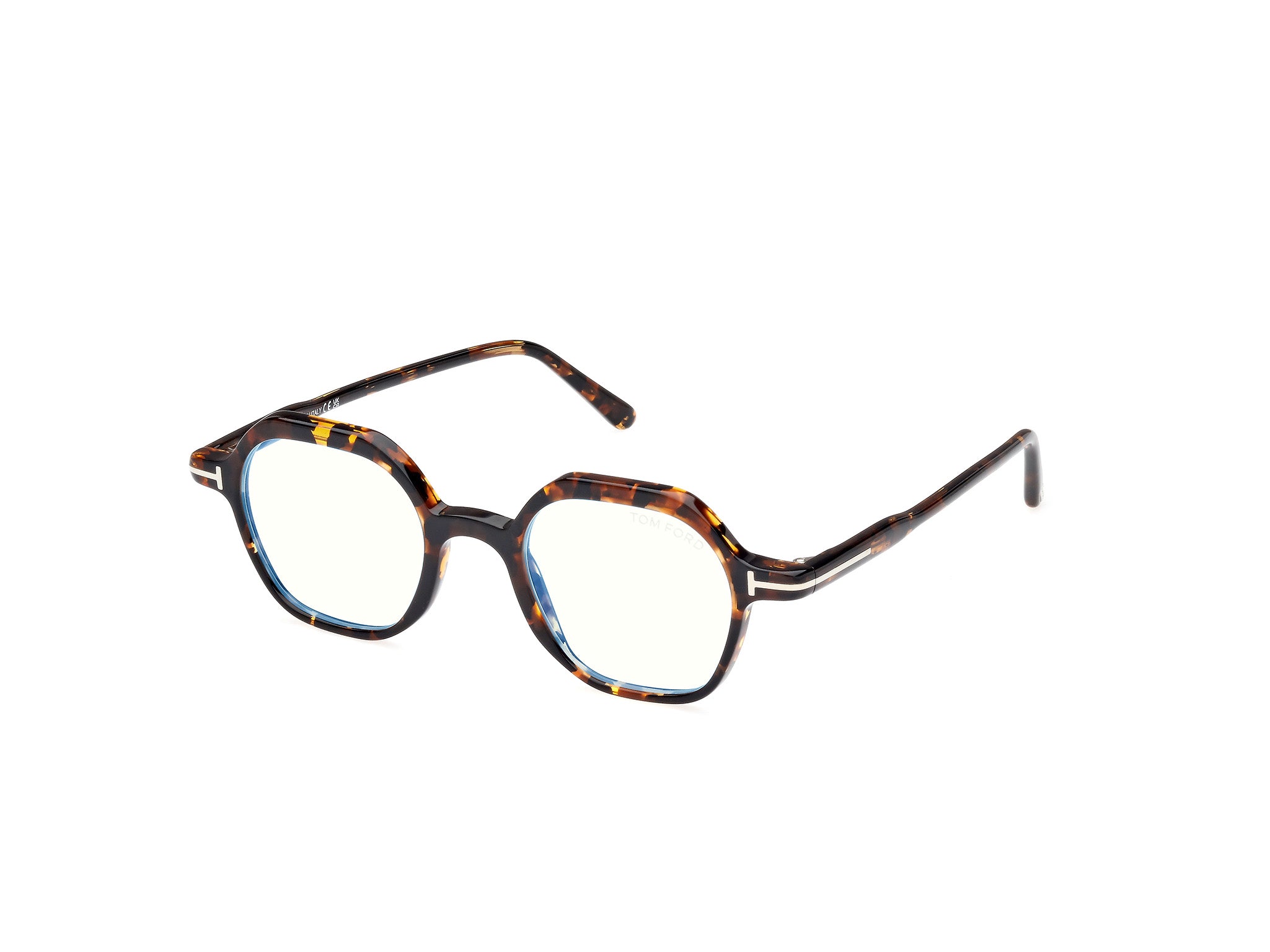 0889214443458 - TOM FORD Herren FT5900-B 56 Rahmen von BRILLEN Acetat Havanna  Geometrisch Normal