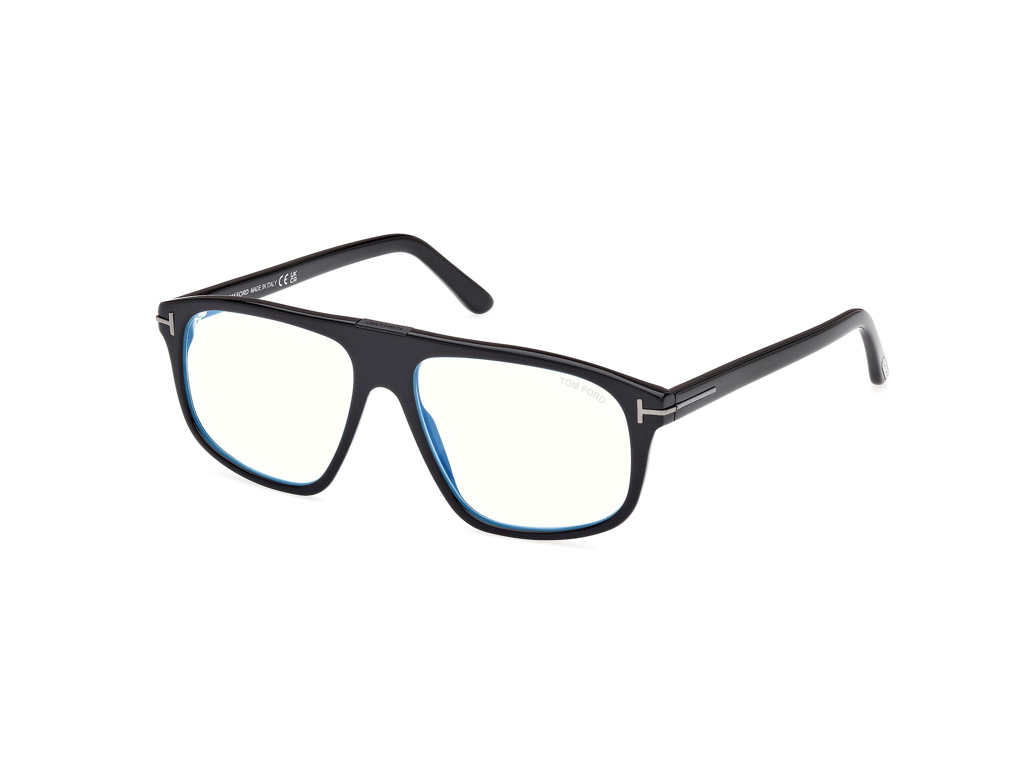 0889214443489 - TOM FORD Mann FT5901-B-N 001 Rahmen von BRILLEN Acetat Schwarz  Pilot Normal