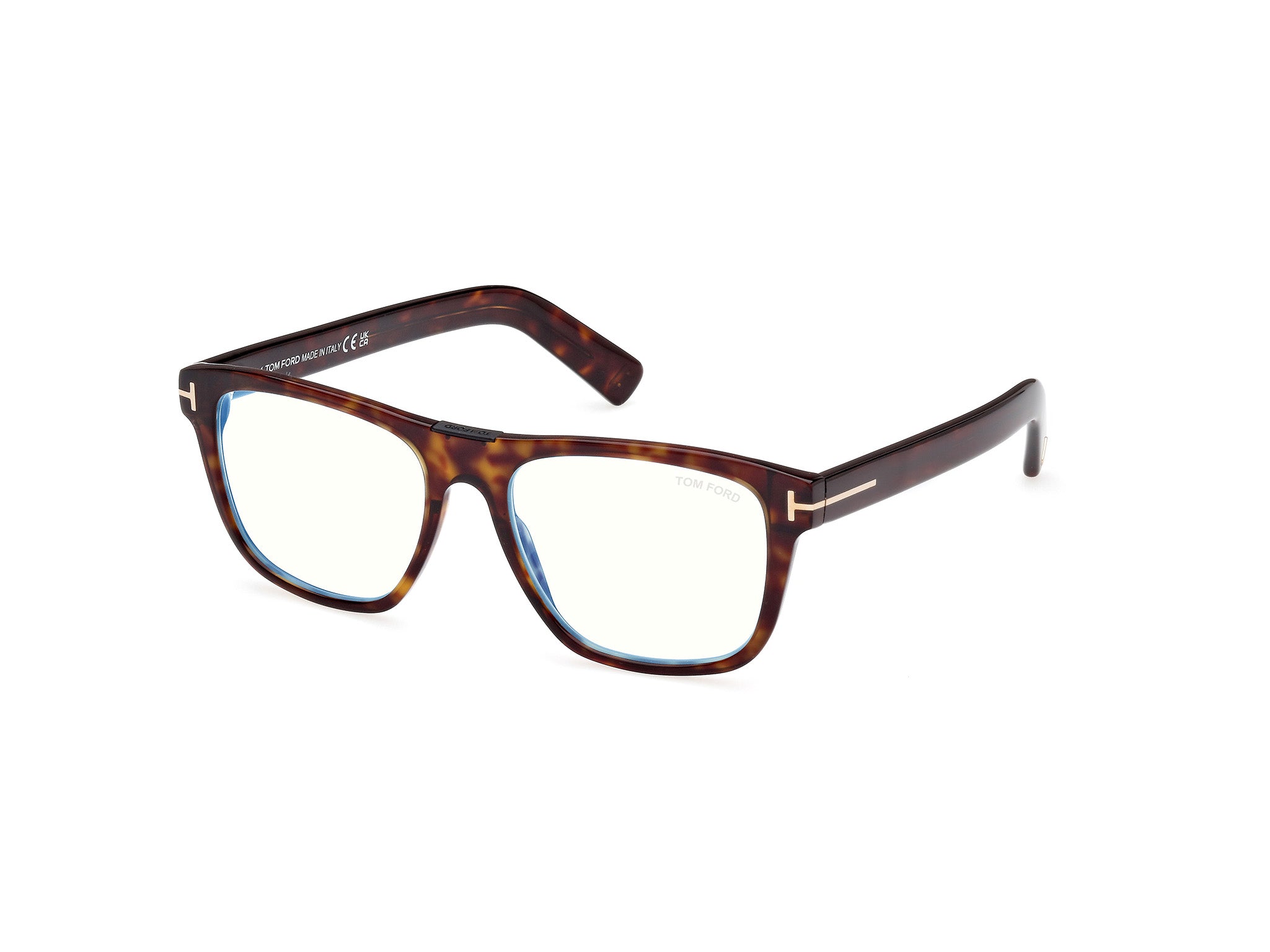 0889214443502 - TOM FORD Herren FT5902-B 52 Rahmen von BRILLEN Acetat Havanna  Quadratisch Normal