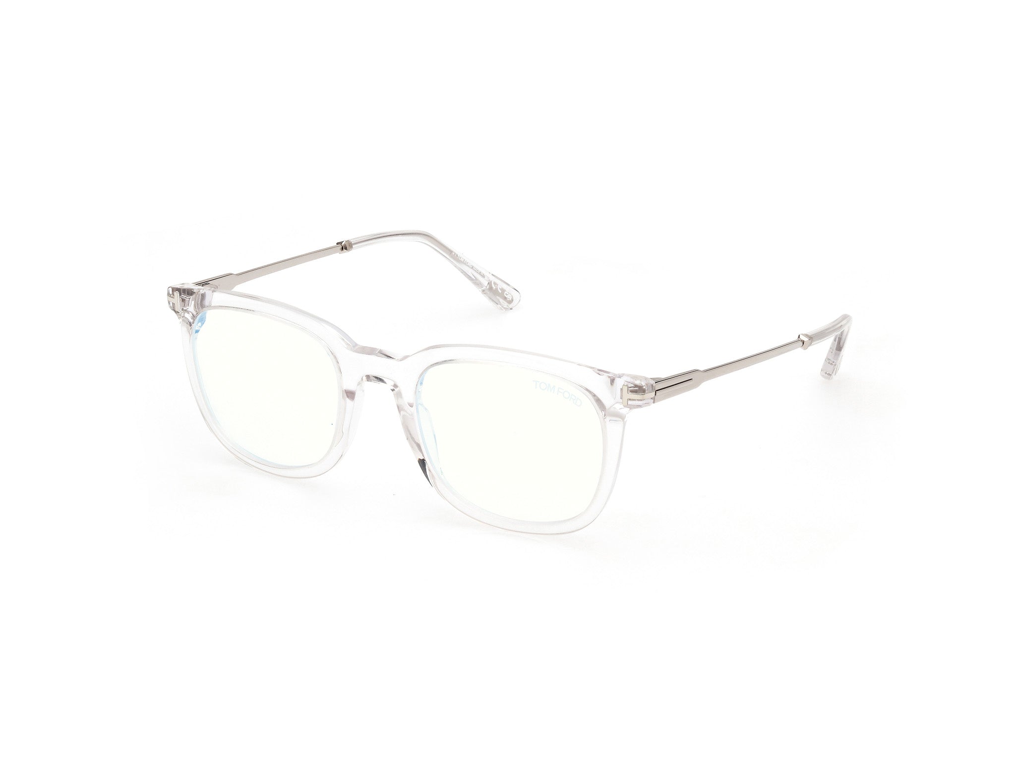 0889214443588 - TOM FORD Herren FT5904-B 26 Rahmen von BRILLEN Acetat Transparent  Quadratisch Normal